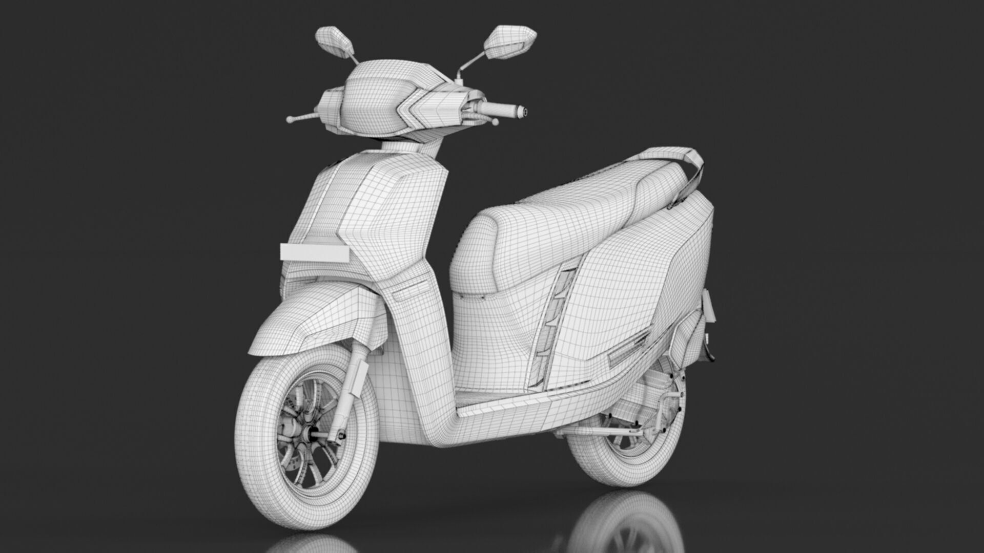 AMPERE High Performance Nexus ST Family Electric Scooter Low-poly 3D model_29