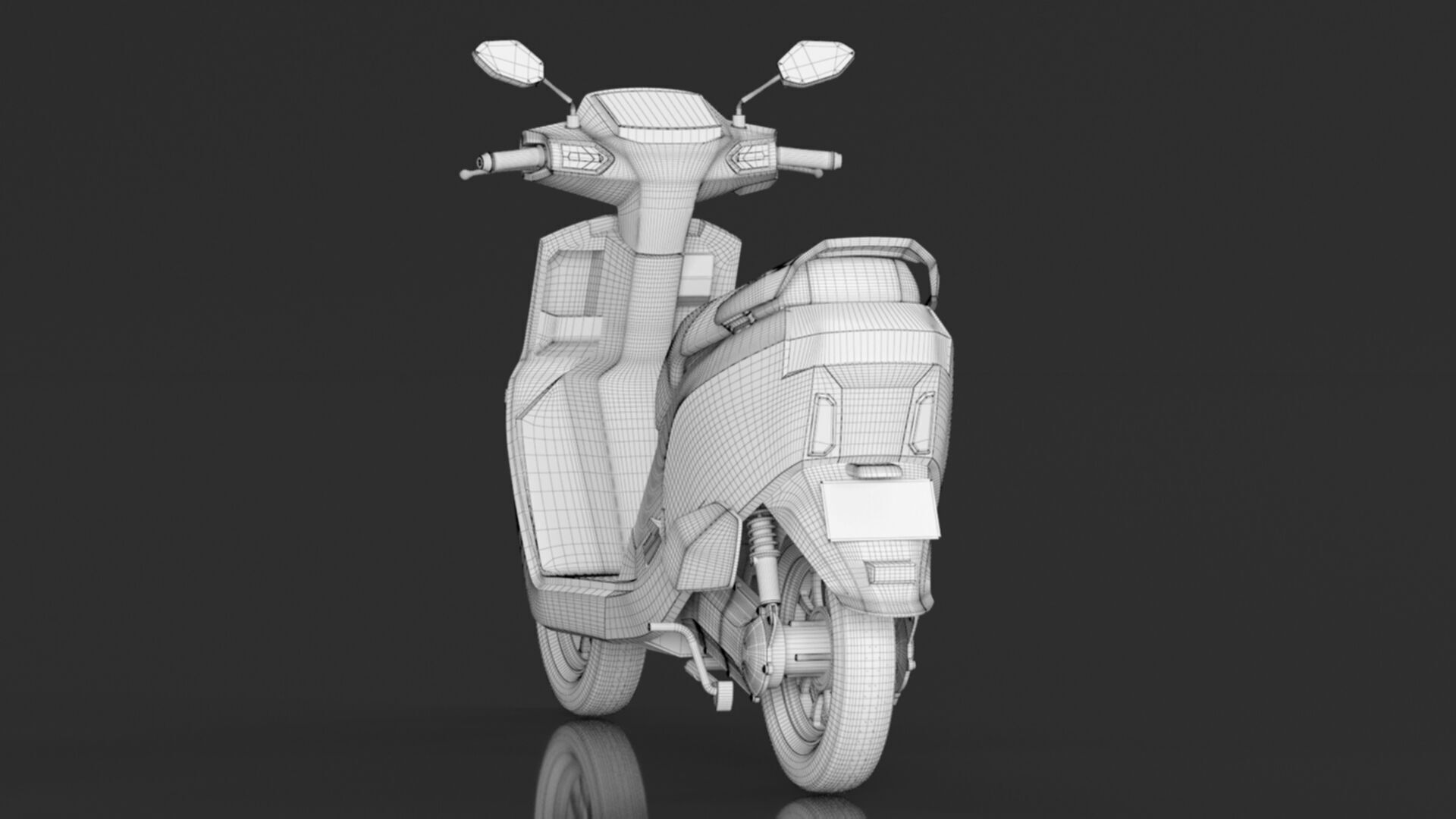 AMPERE High Performance Nexus ST Family Electric Scooter Low-poly 3D model_25