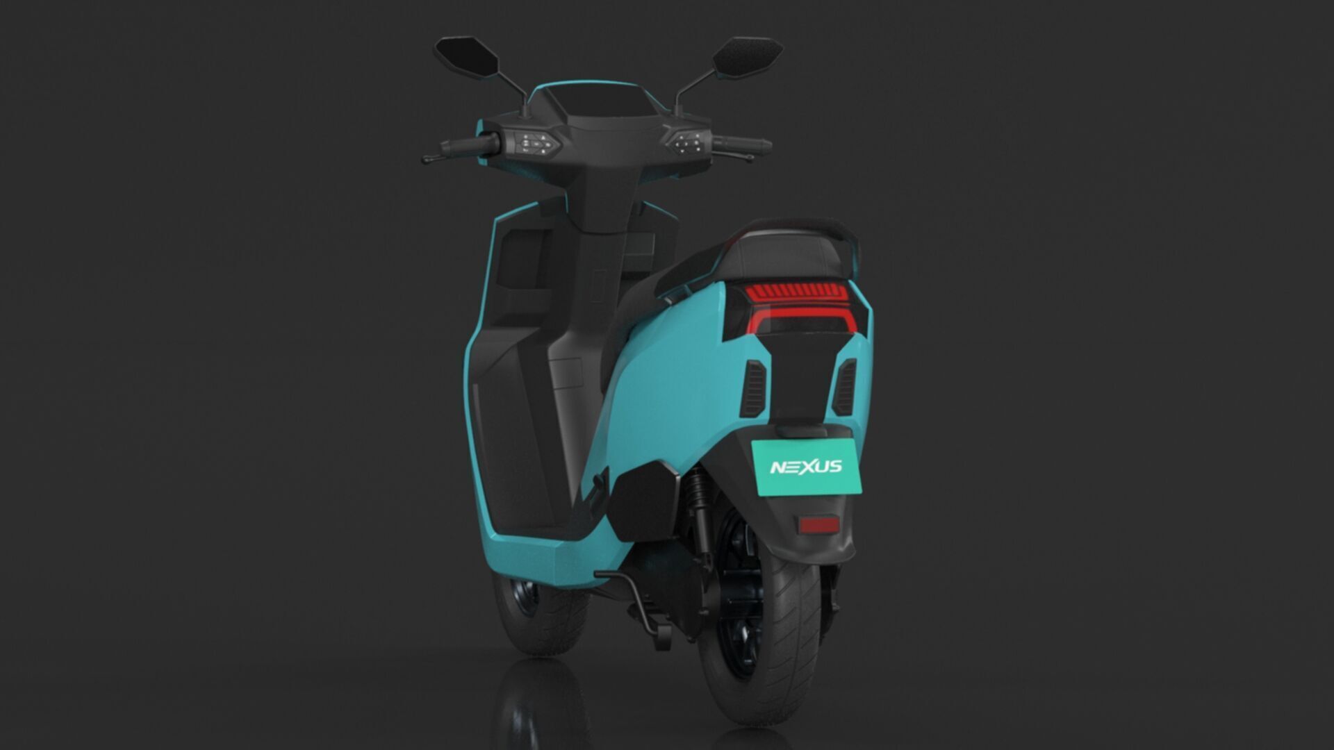 AMPERE High Performance Nexus ST Family Electric Scooter Low-poly 3D model_9