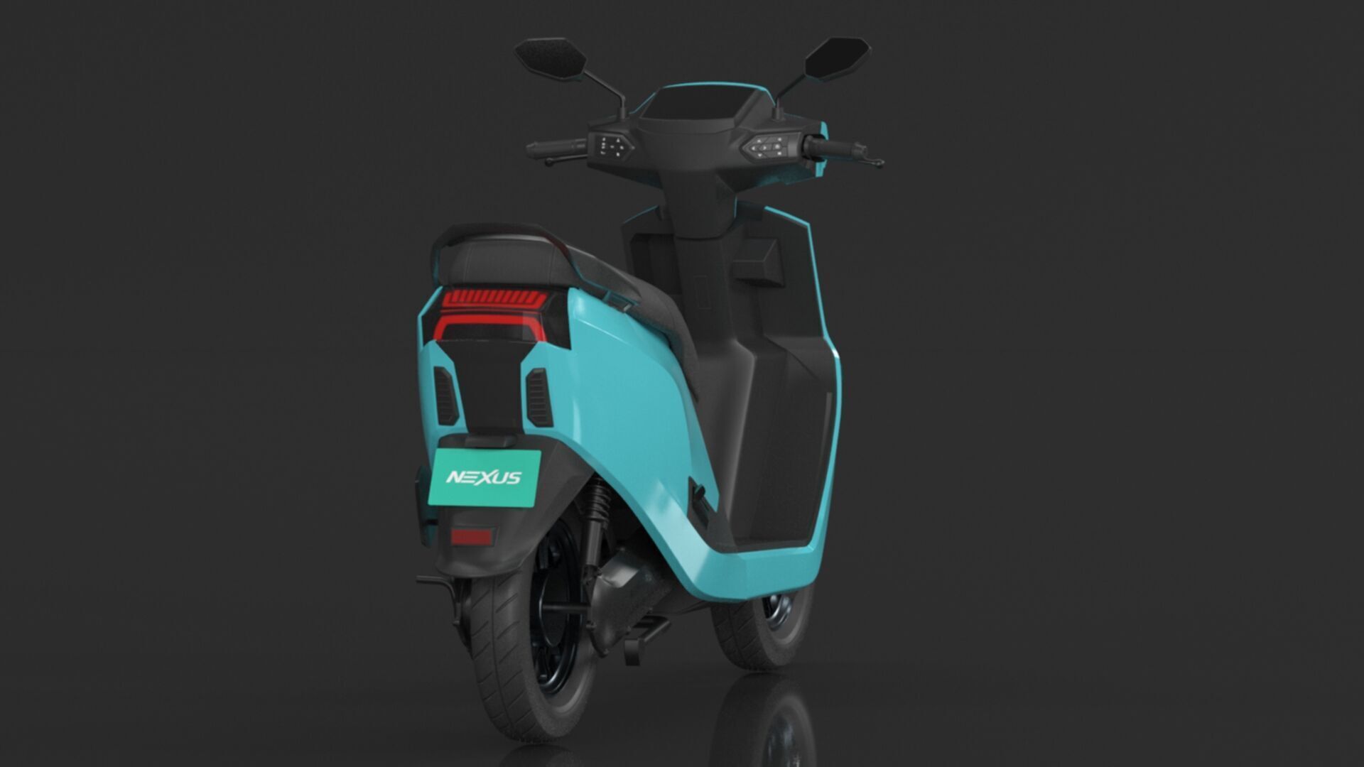 AMPERE High Performance Nexus ST Family Electric Scooter Low-poly 3D model_8