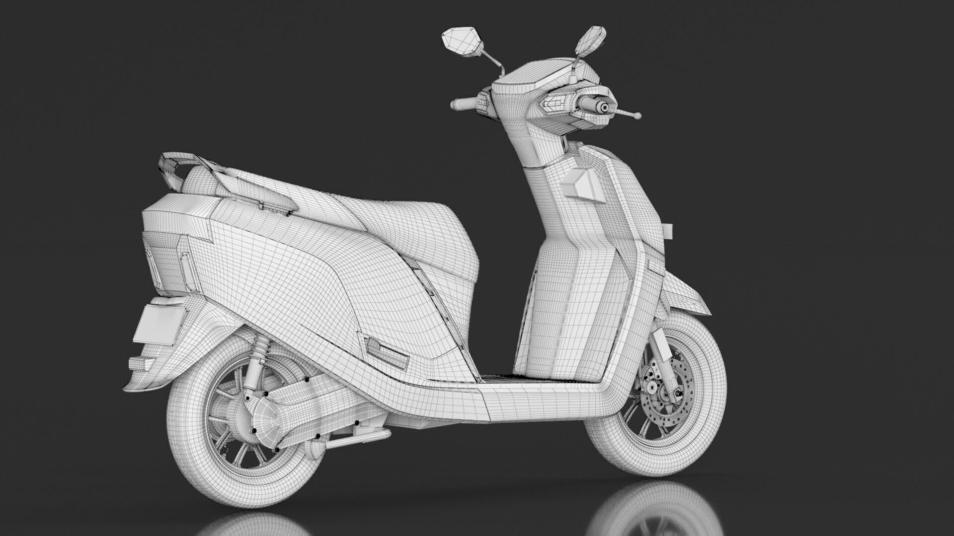 AMPERE High Performance Nexus ST Family Electric Scooter Low-poly 3D model_23