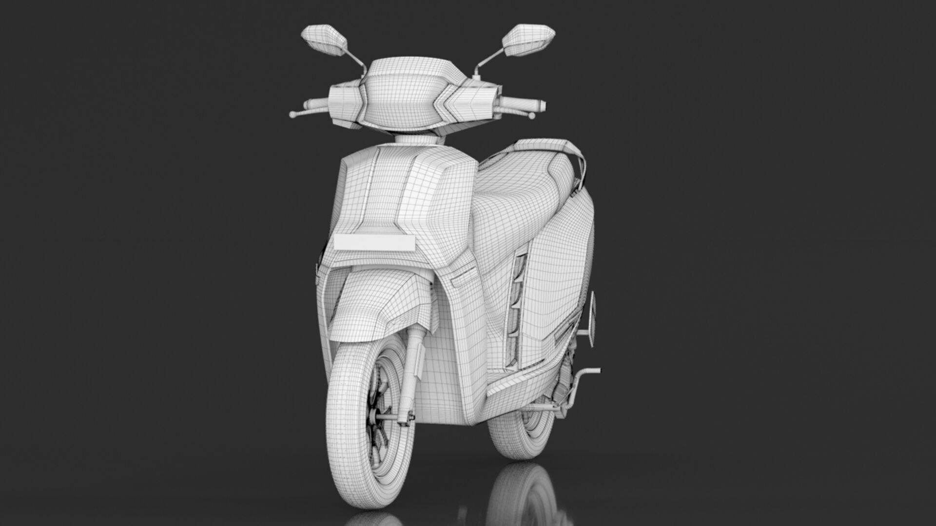 AMPERE High Performance Nexus ST Family Electric Scooter Low-poly 3D model_30