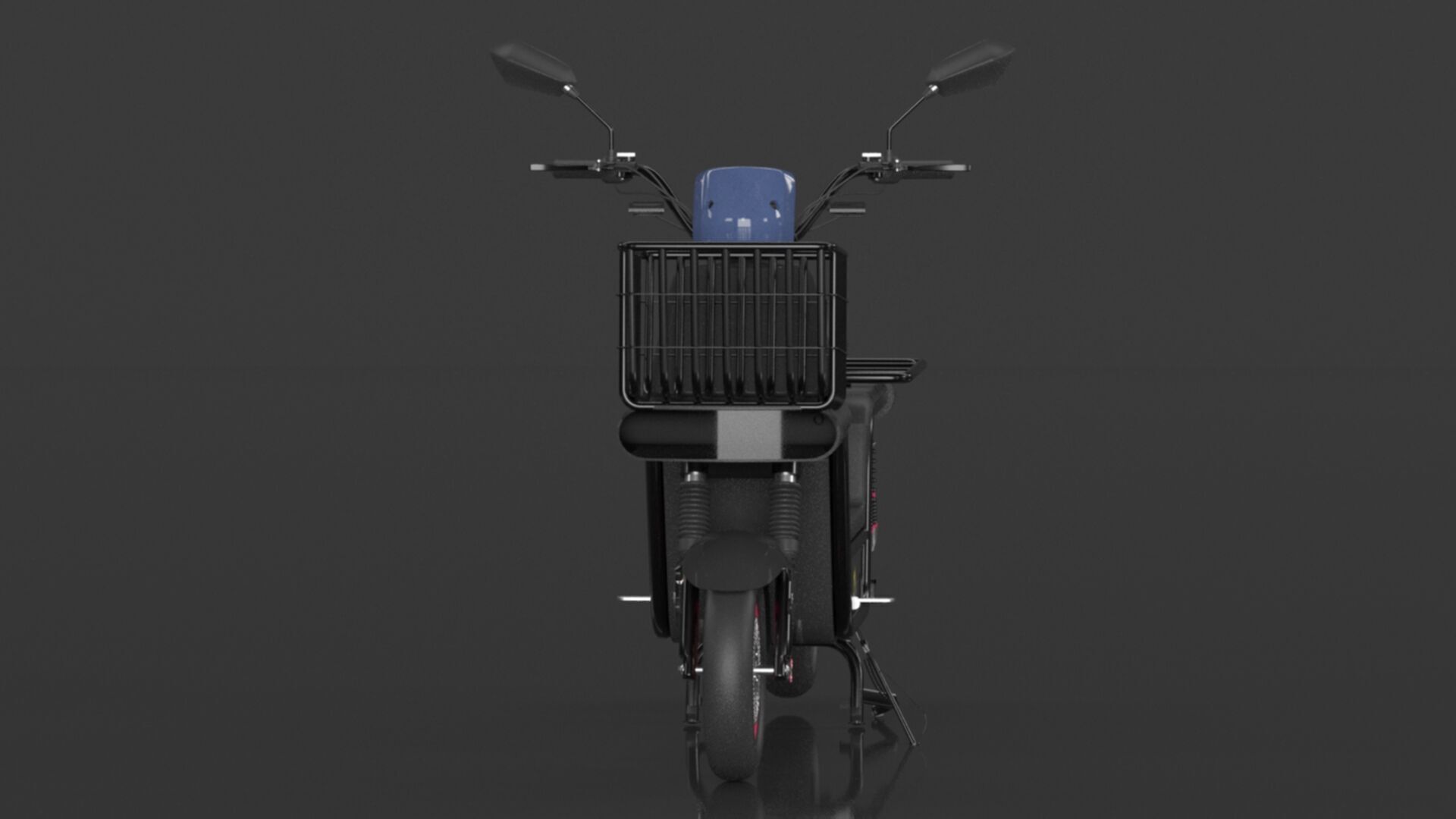EOX E4 Plus Low Speed Electric Loader Scooter Non RTO Low-poly 3D model_15