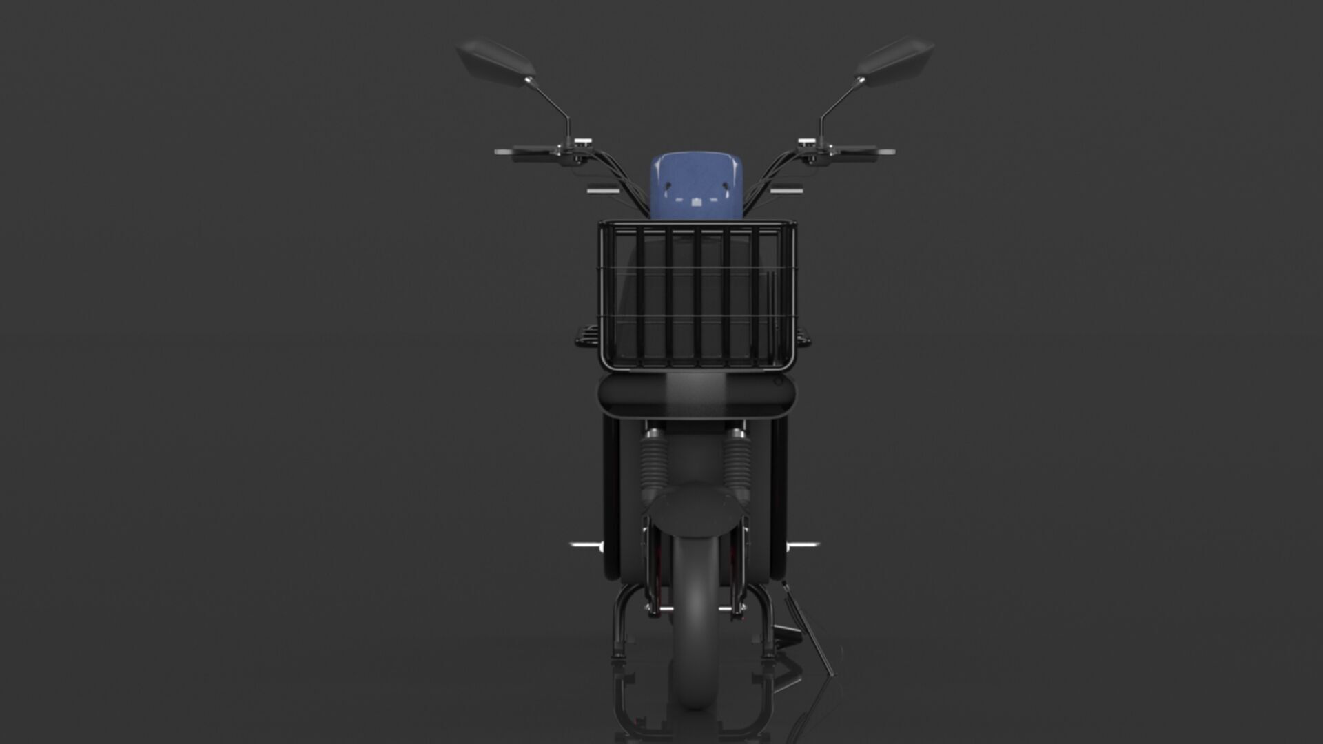 EOX E4 Plus Low Speed Electric Loader Scooter Non RTO Low-poly 3D model_1