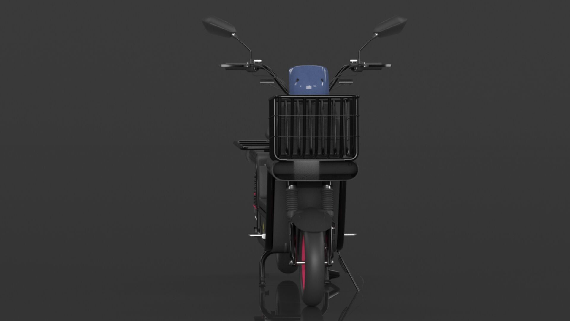 EOX E4 Plus Low Speed Electric Loader Scooter Non RTO Low-poly 3D model_2