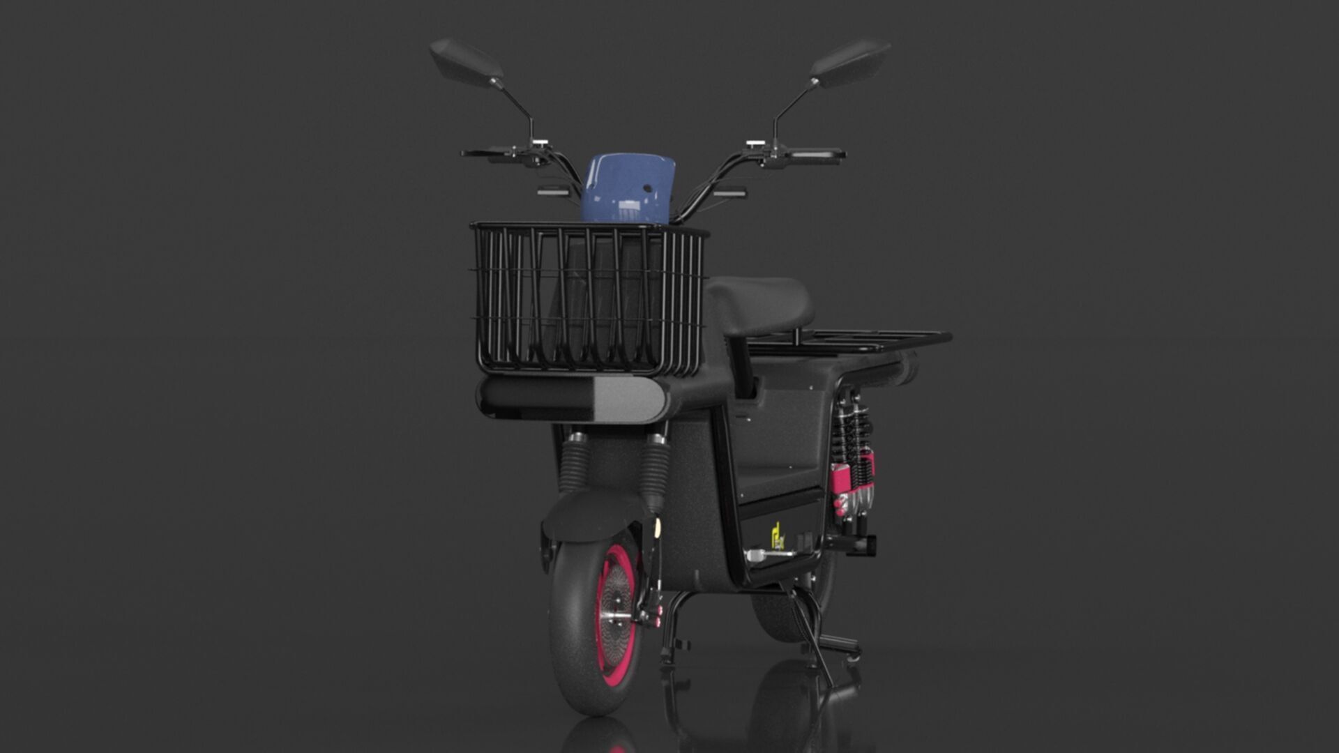 EOX E4 Plus Low Speed Electric Loader Scooter Non RTO Low-poly 3D model_14