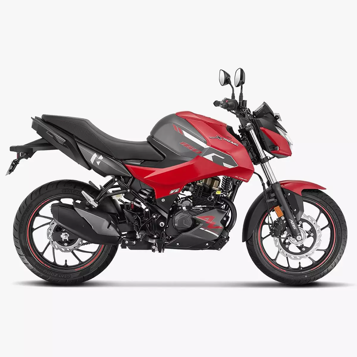 Hero Xtreme 160R 4V Double Disc Bike Cast Pearl Red Low-poly 3D model_0