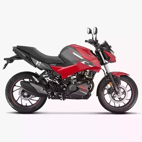 Hero Xtreme 160R 4V Double Disc Bike Cast Pearl Red Low-poly 3D model