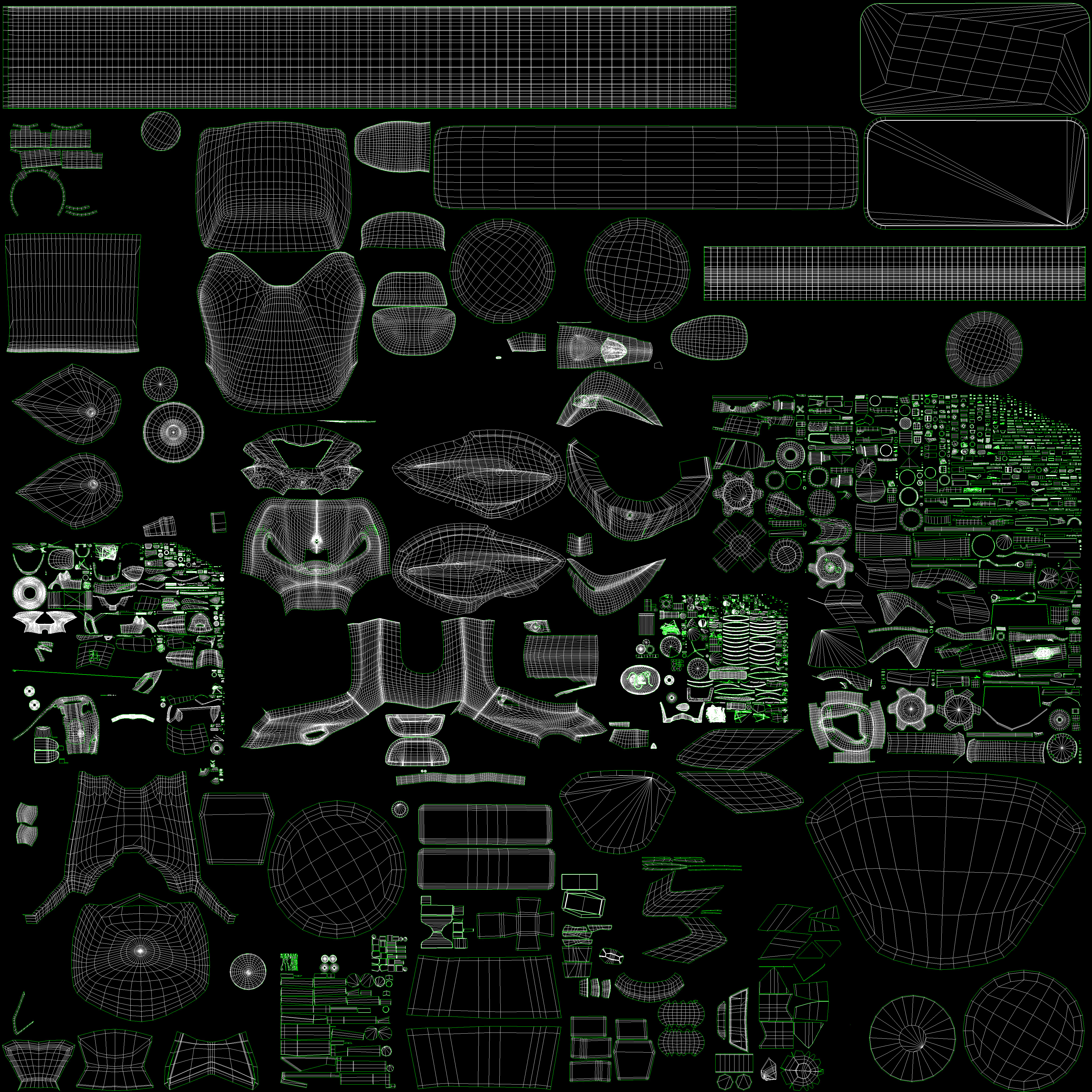 Hero PLEASURE XTEC Scooter Connected Bluish Teal  Low-poly 3D model_21