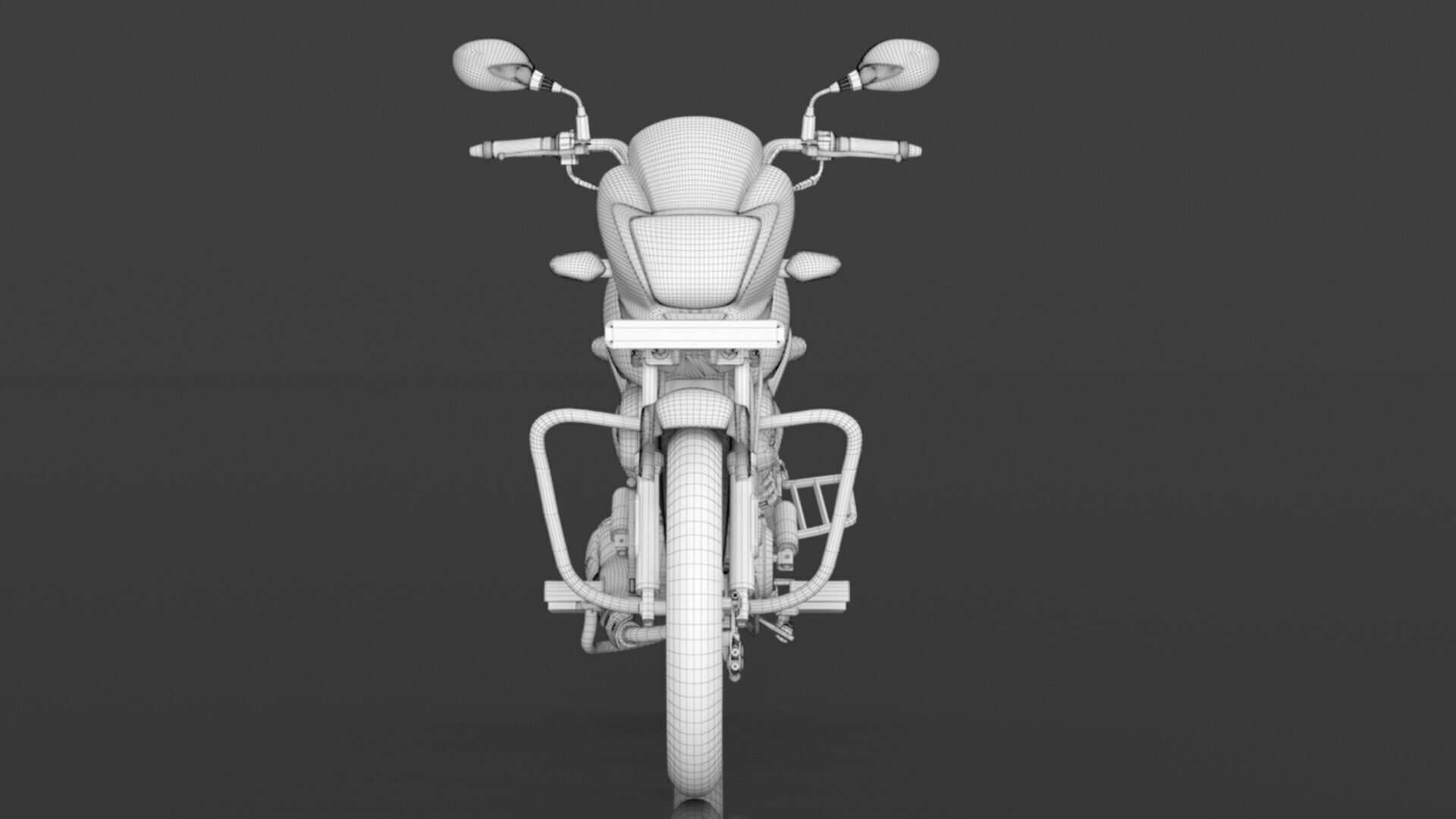 Hero Passion  Bike Sport Red Booking for Ex-Showroom Price Low-poly 3D model_16