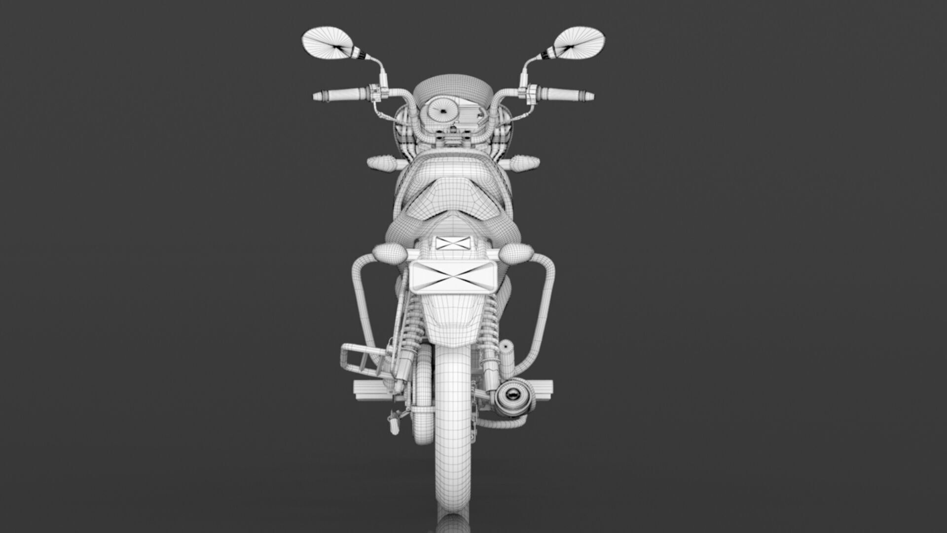 Hero Passion  Bike Sport Red Booking for Ex-Showroom Price Low-poly 3D model_18