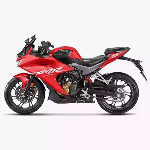 Hero Karizma XMR Bike Turbo Red Booking for Ex-Showroom Price Low-poly 3D model