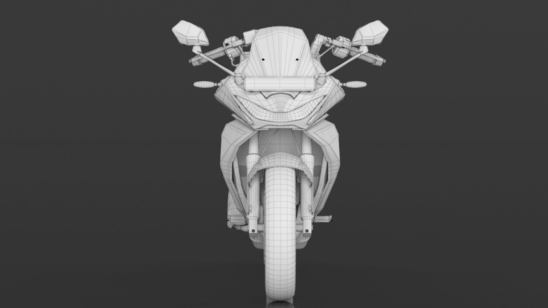 Hero Karizma XMR Bike Turbo Red Booking for Ex-Showroom Price Low-poly 3D model_16