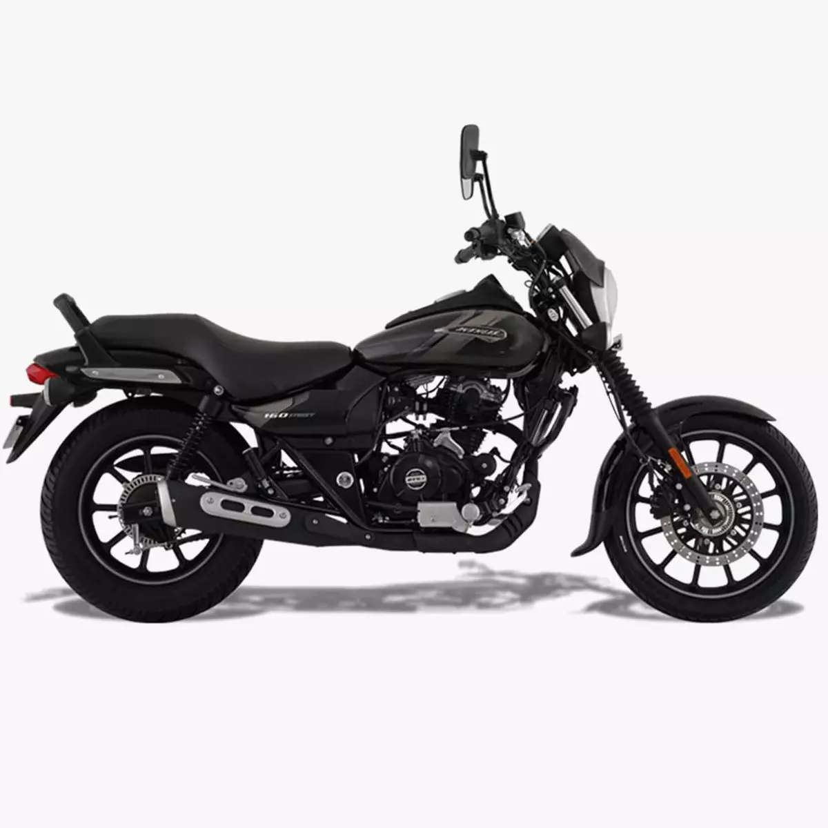 Bajaj Avenger 160 Street Ebony Black Low-poly 3D model_0