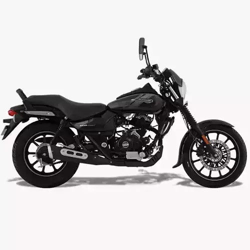 Bajaj Avenger 160 Street Ebony Black Low-poly 3D model