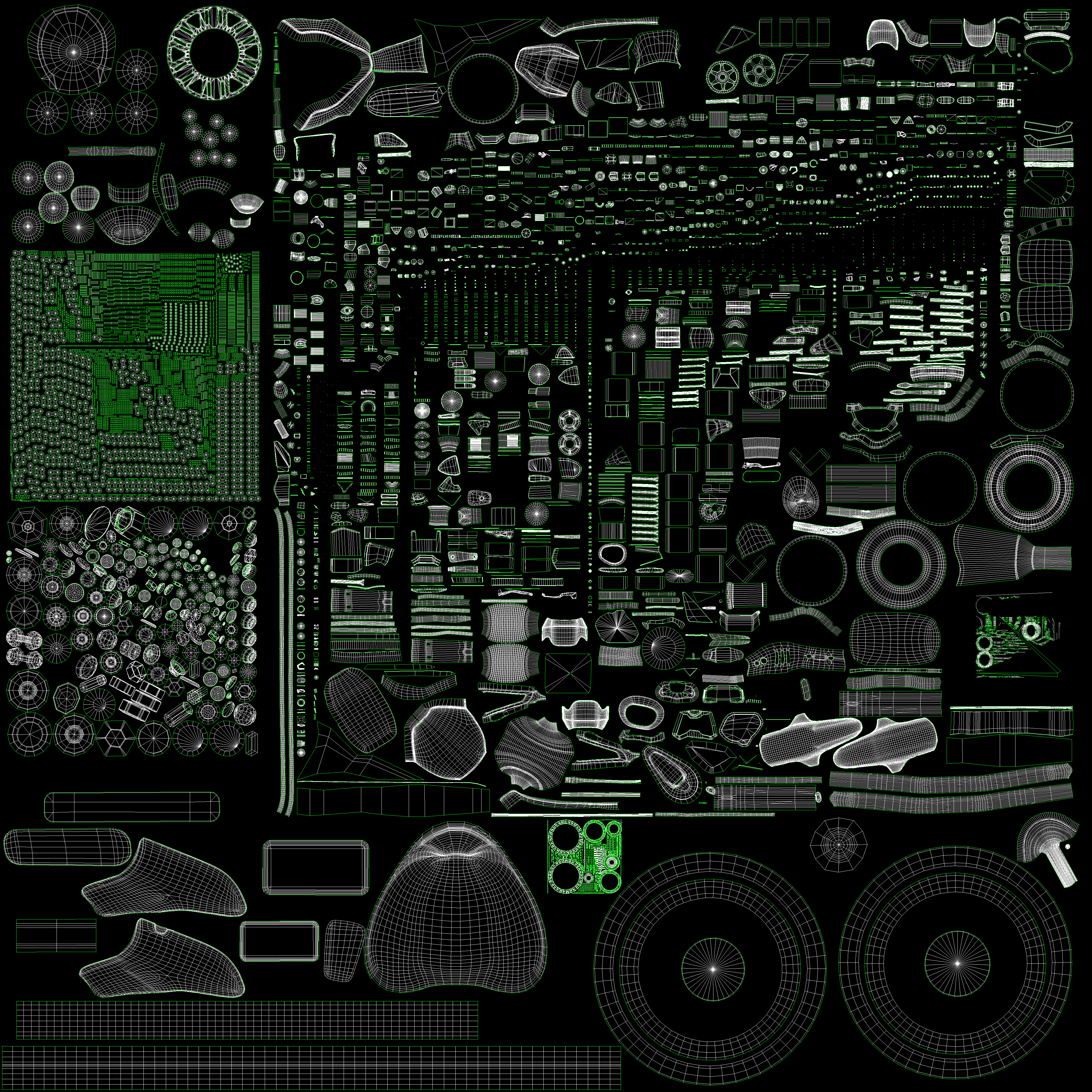 Bajaj Avenger 160 Street Ebony Black Low-poly 3D model_20