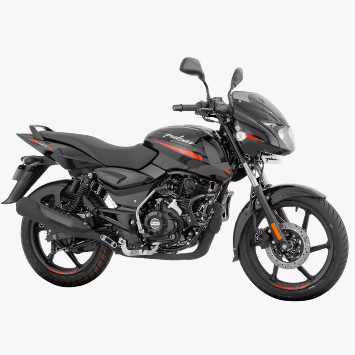 Bajaj Pulsar 125 Neon Disc Bike Low-poly 3D model_0