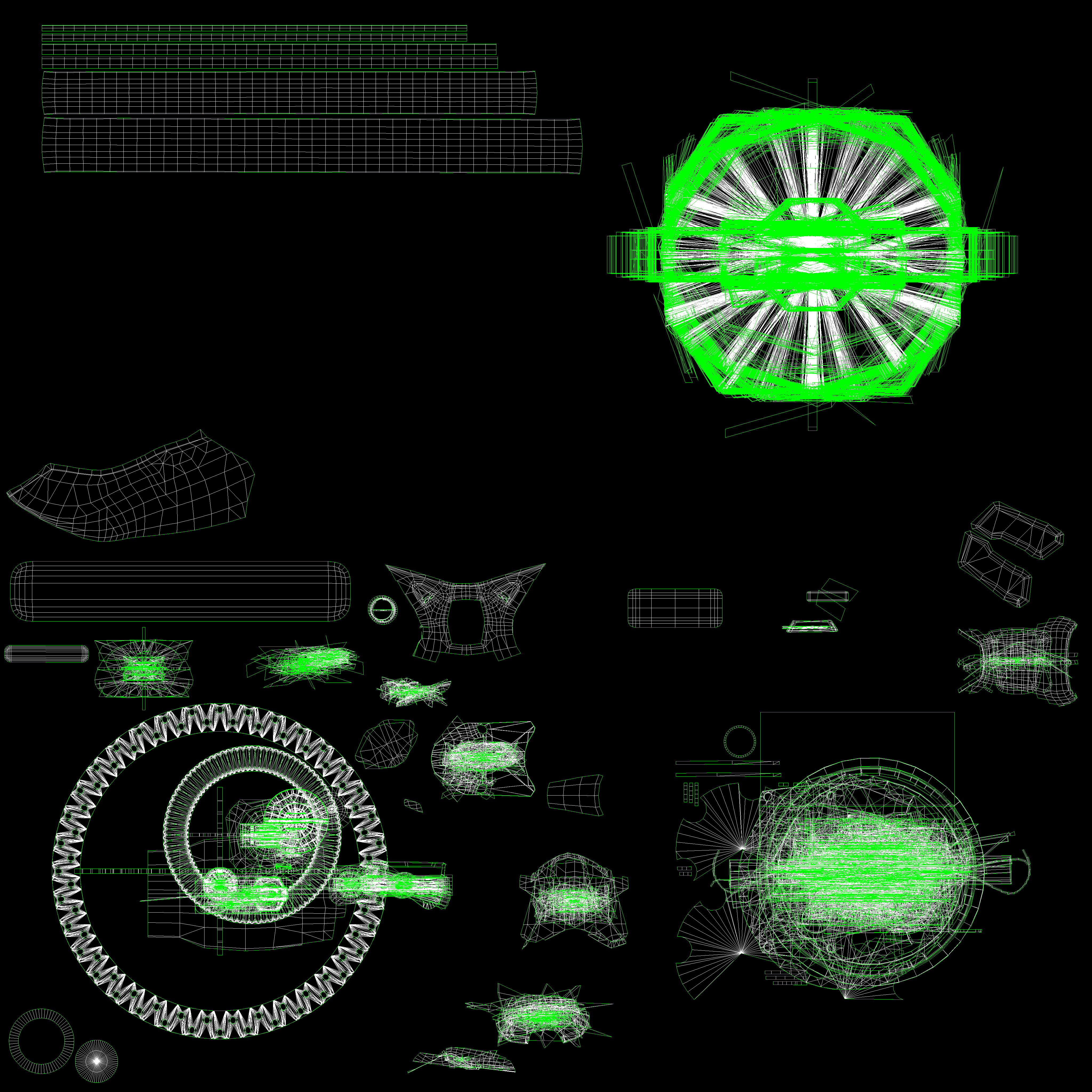 Bajaj Dominar D 400 UG 2 Motorbike Low-poly 3D model_20