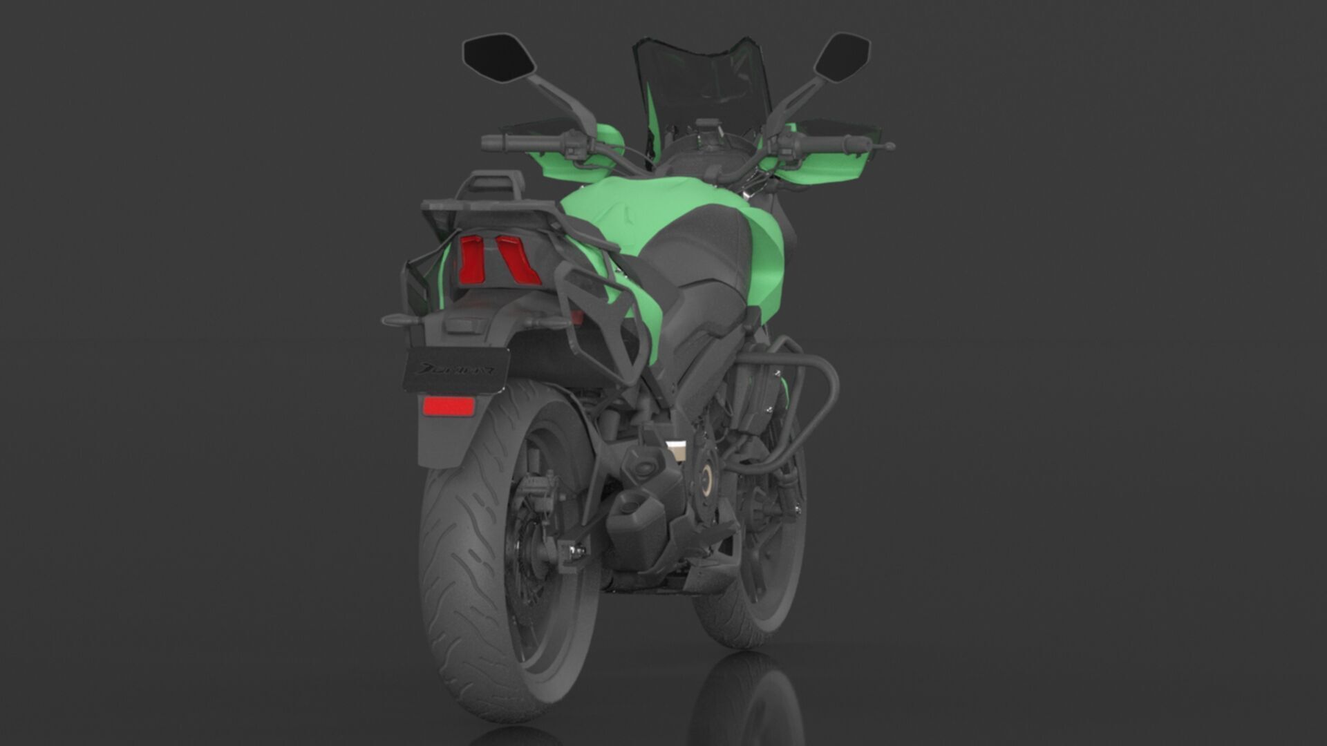 Bajaj Dominar D 400 UG 2 Motorbike Low-poly 3D model_8