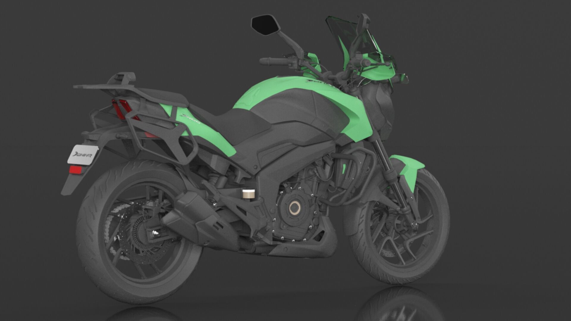 Bajaj Dominar D 400 UG 2 Motorbike Low-poly 3D model_7