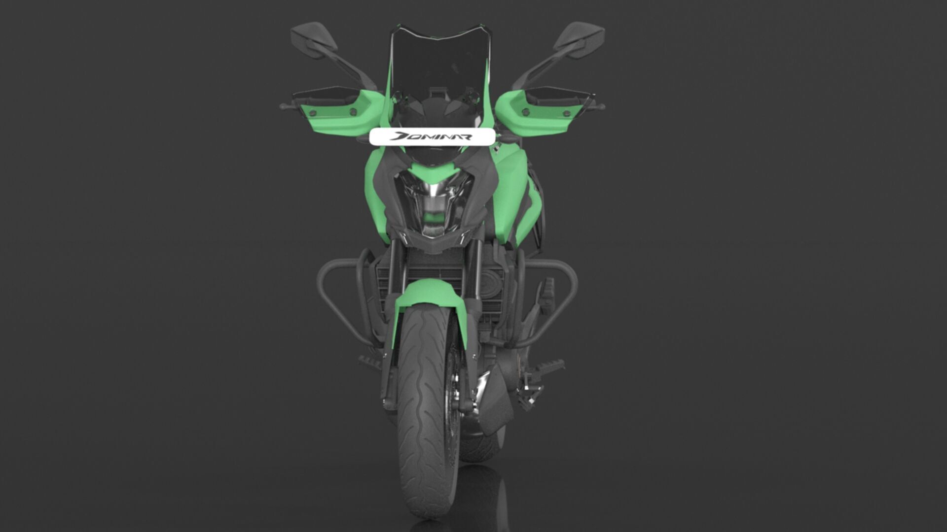 Bajaj Dominar D 400 UG 2 Motorbike Low-poly 3D model_15
