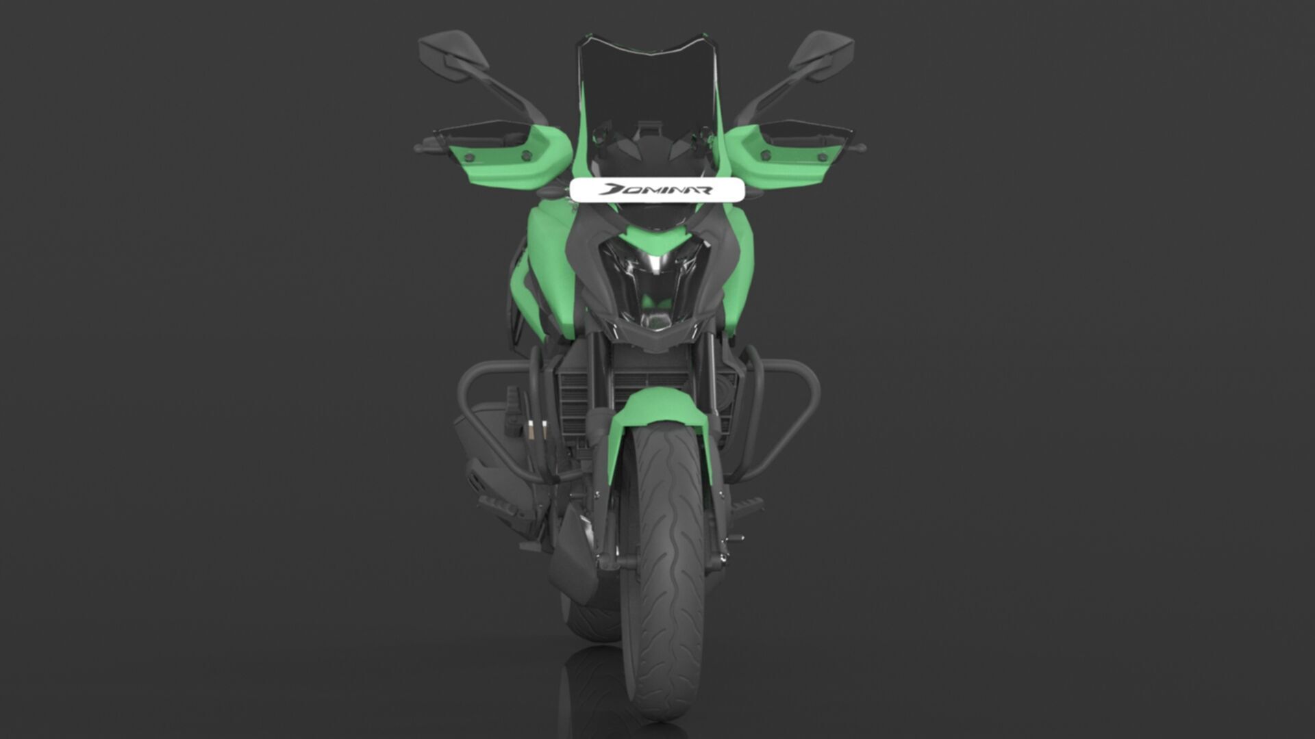 Bajaj Dominar D 400 UG 2 Motorbike Low-poly 3D model_2
