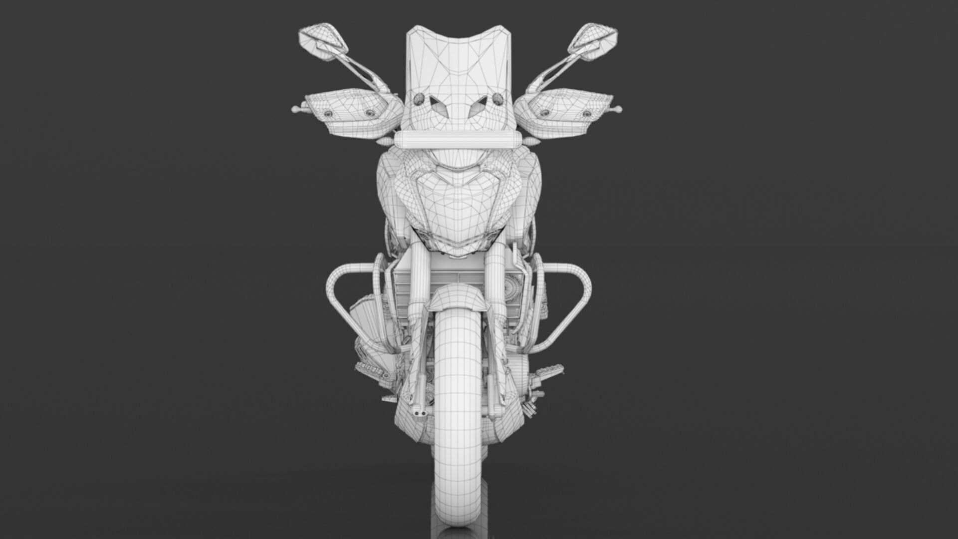 Bajaj Dominar D 400 UG 2 Motorbike Low-poly 3D model_16