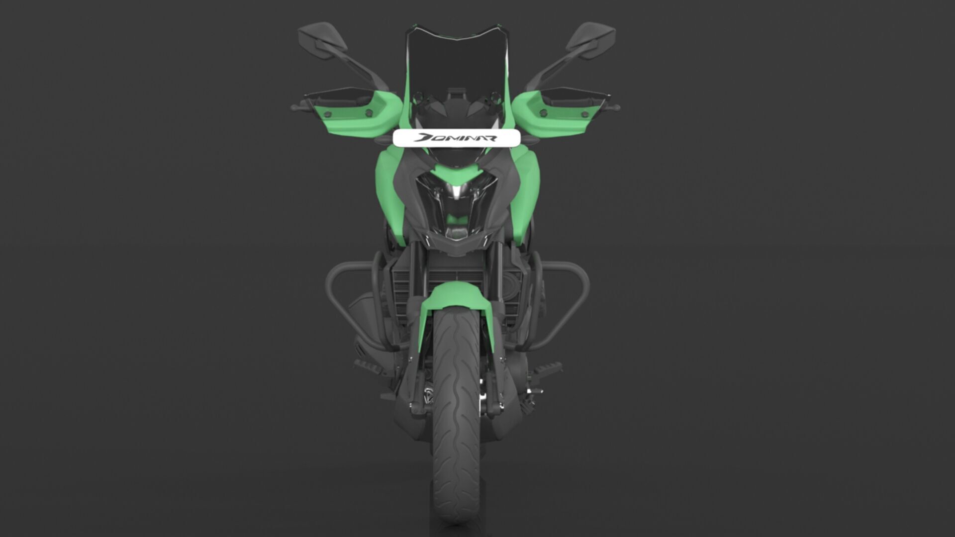 Bajaj Dominar D 400 UG 2 Motorbike Low-poly 3D model_1