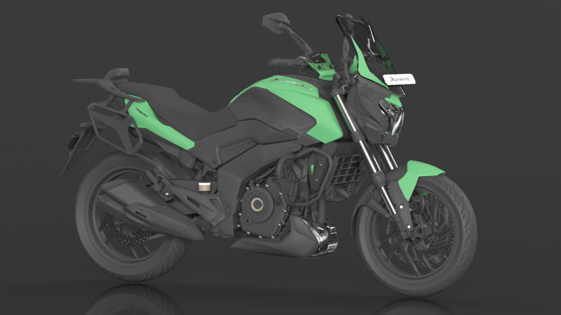 Bajaj Dominar D 400 UG 2 Motorbike Low-poly 3D model_5