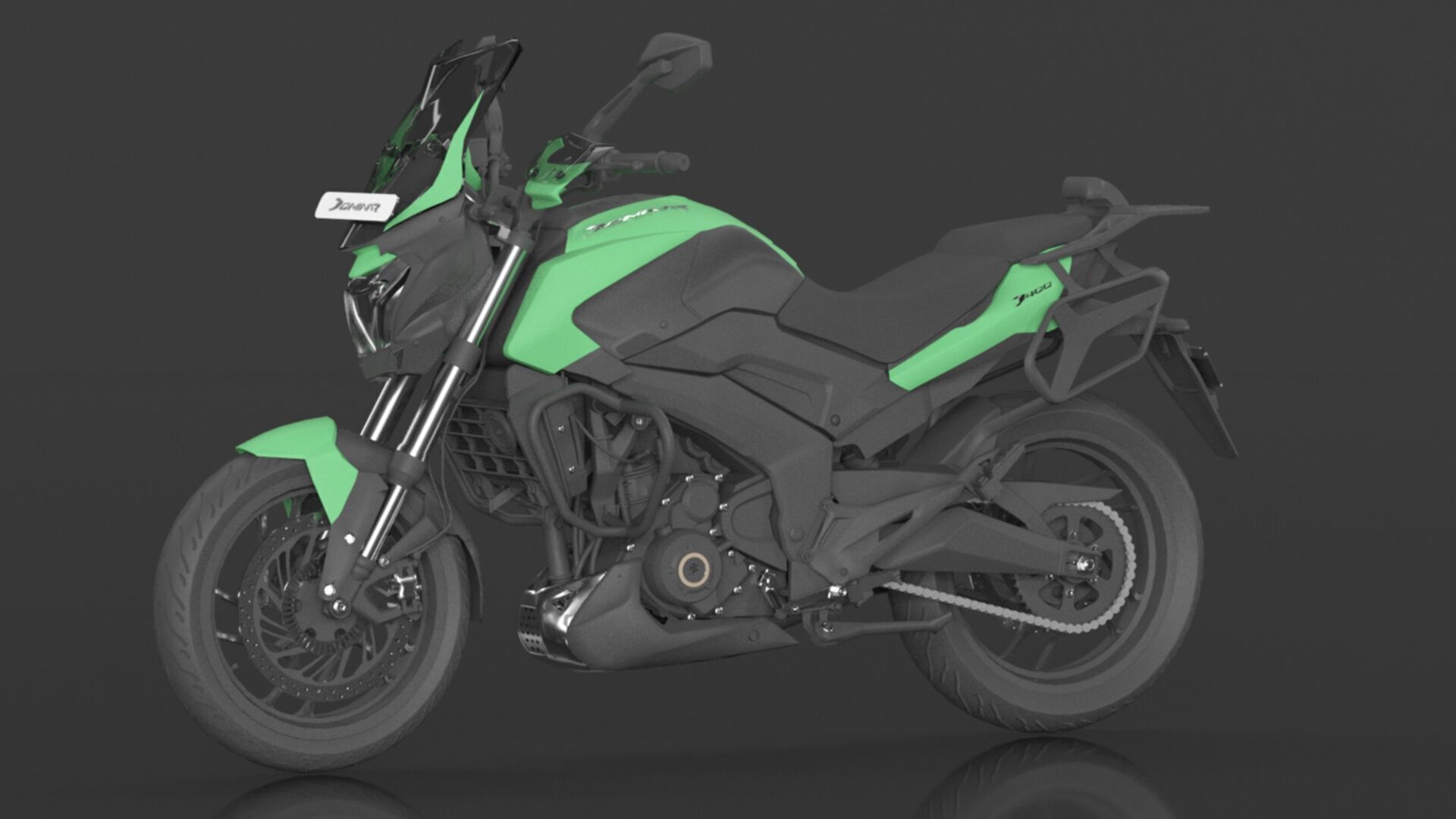 Bajaj Dominar D 400 UG 2 Motorbike Low-poly 3D model_12
