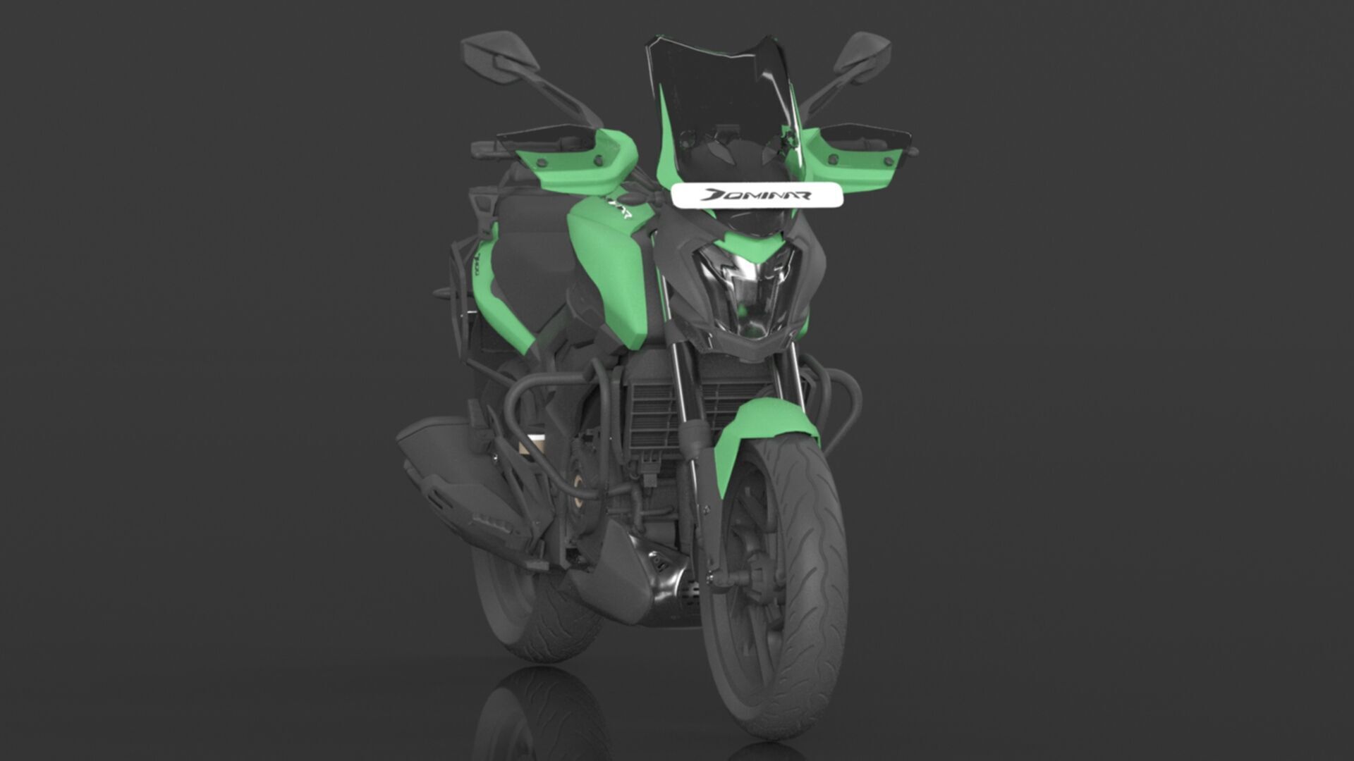 Bajaj Dominar D 400 UG 2 Motorbike Low-poly 3D model_3