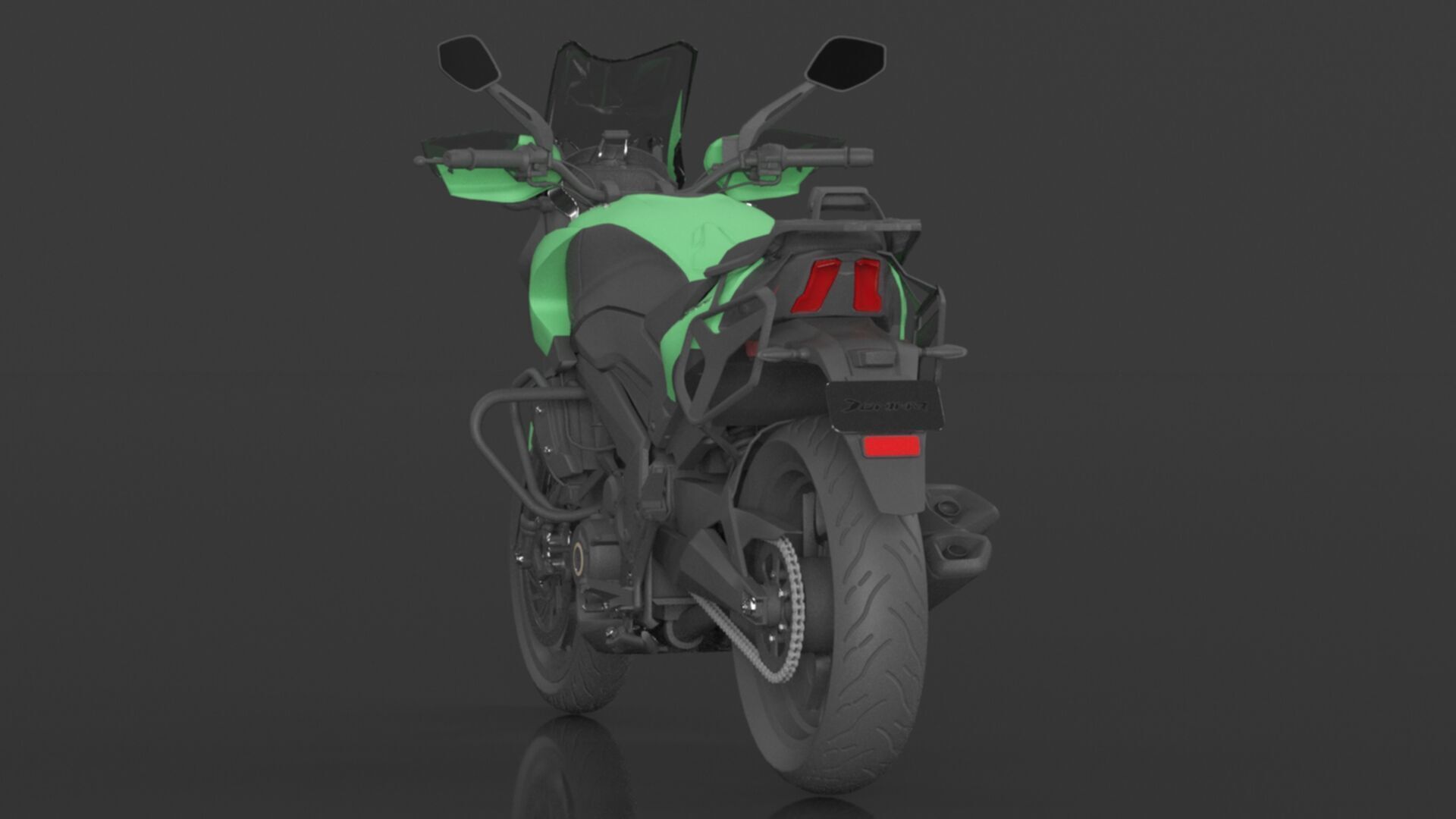 Bajaj Dominar D 400 UG 2 Motorbike Low-poly 3D model_9