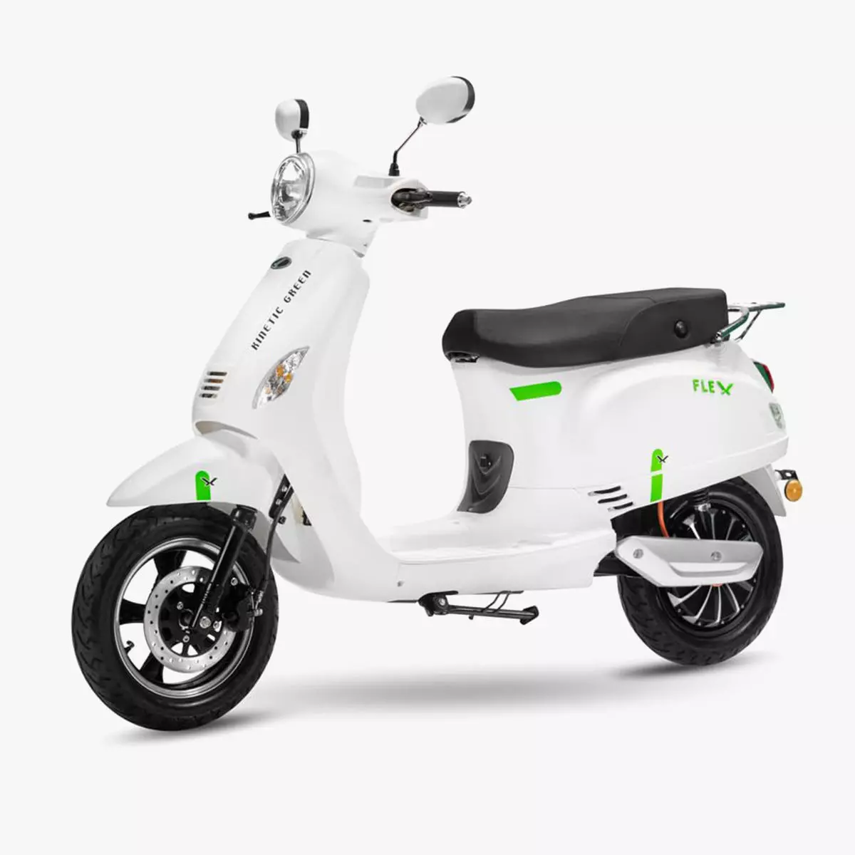 Kinetic Green Zing High Speed Electric Scooter With Charger Low-poly 3D model_0