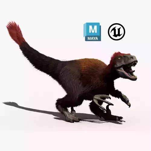 Raptor - Maya UE 3D model