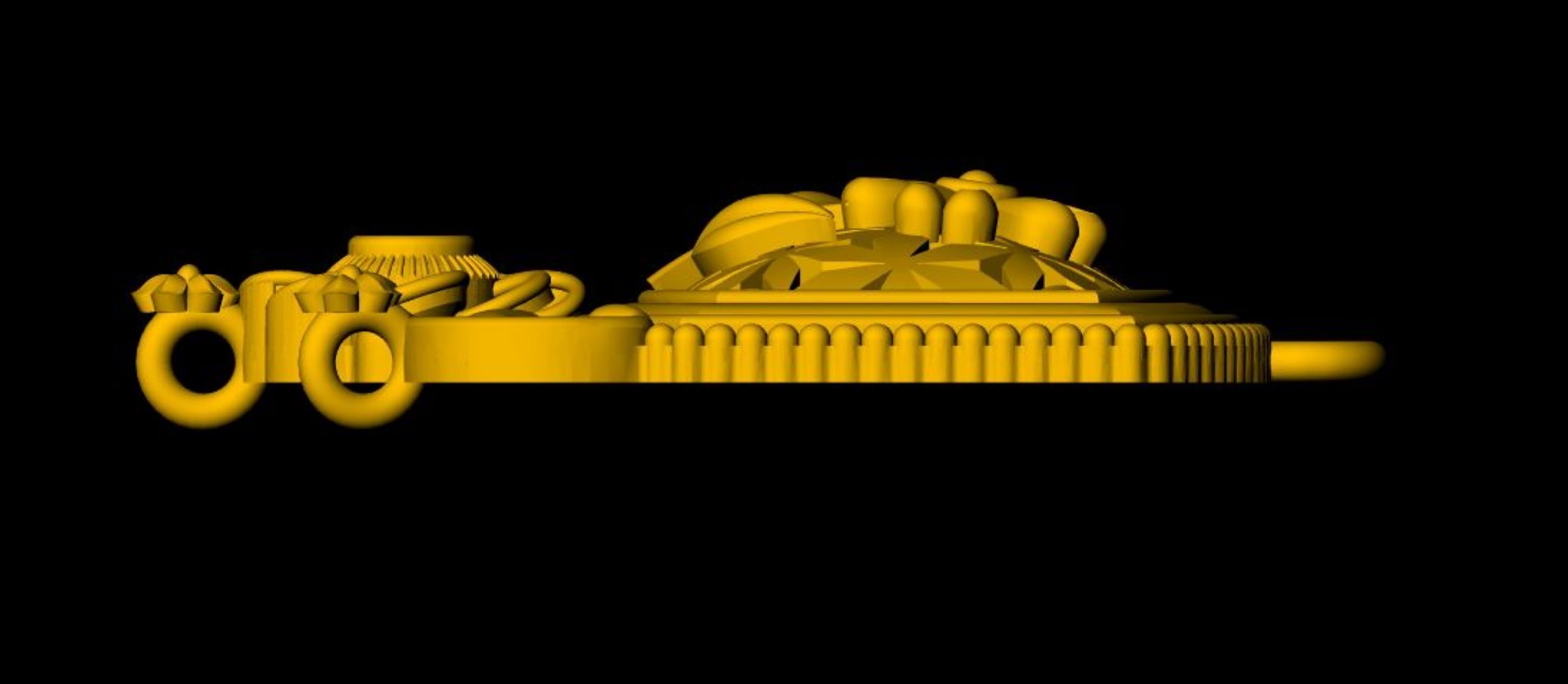 Designer Matt Pendant - 0100 3D print model_5