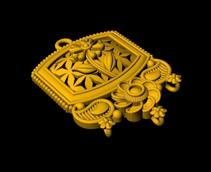 Designer Matt Pendant - 0100 3D print model_8