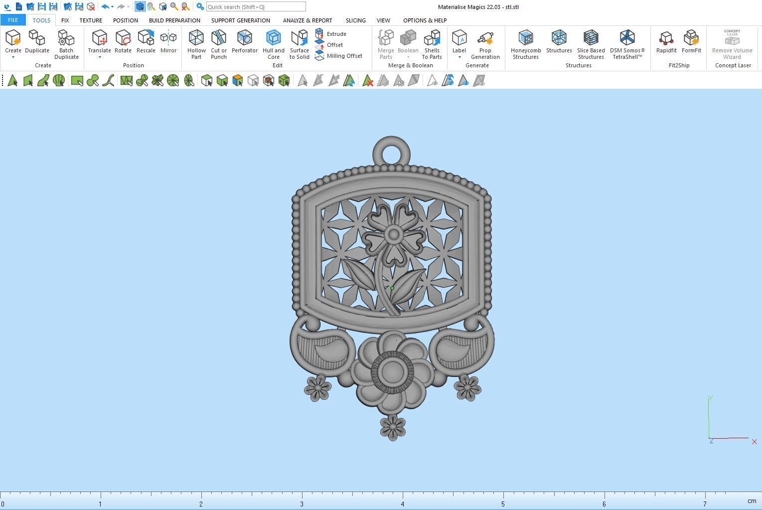 Designer Matt Pendant - 0100 3D print model_10