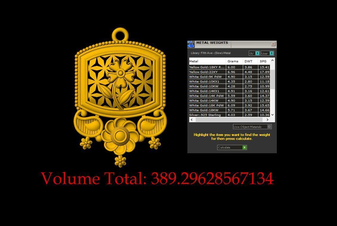 Designer Matt Pendant - 0100 3D print model_1