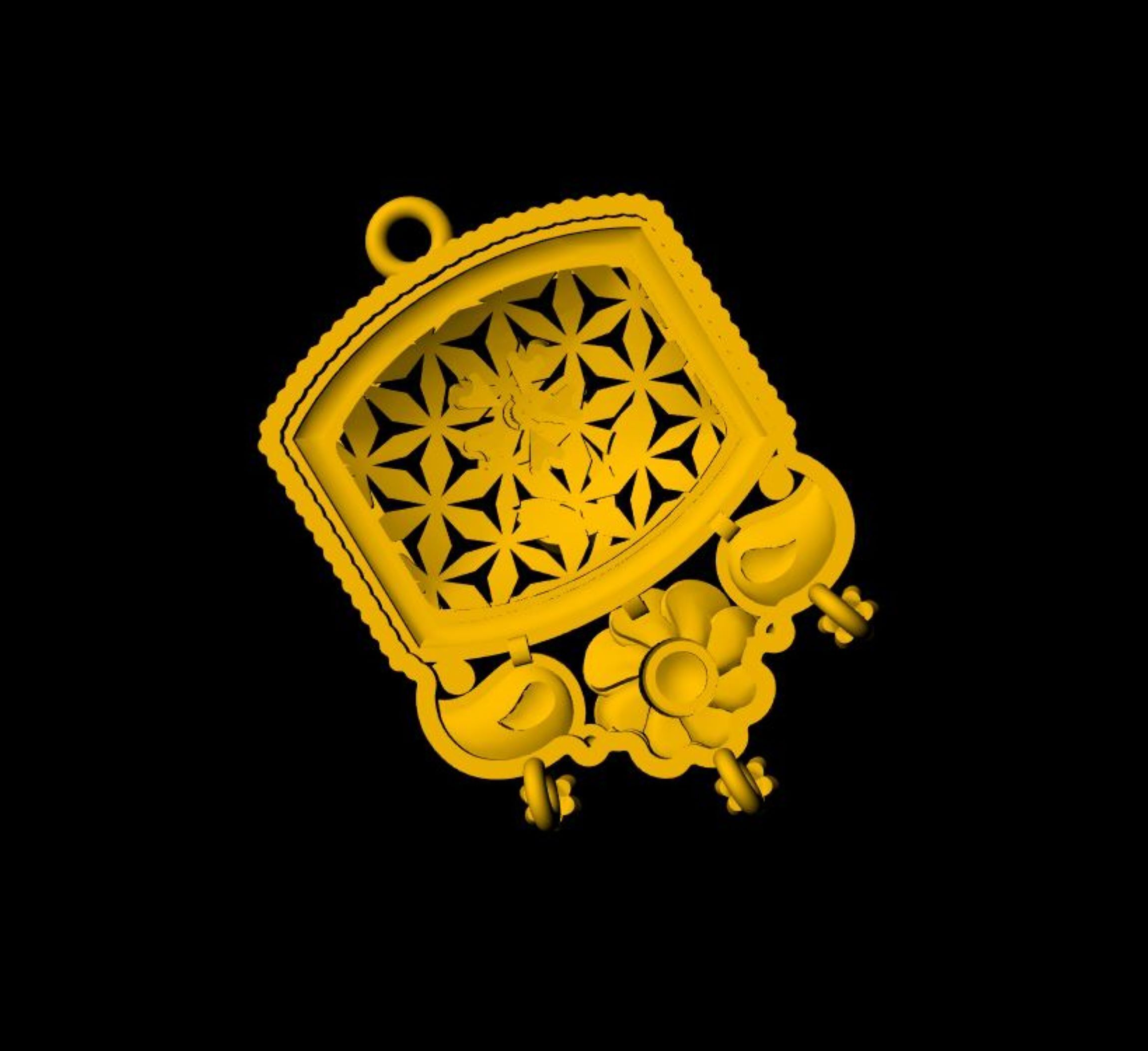 Designer Matt Pendant - 0100 3D print model_7