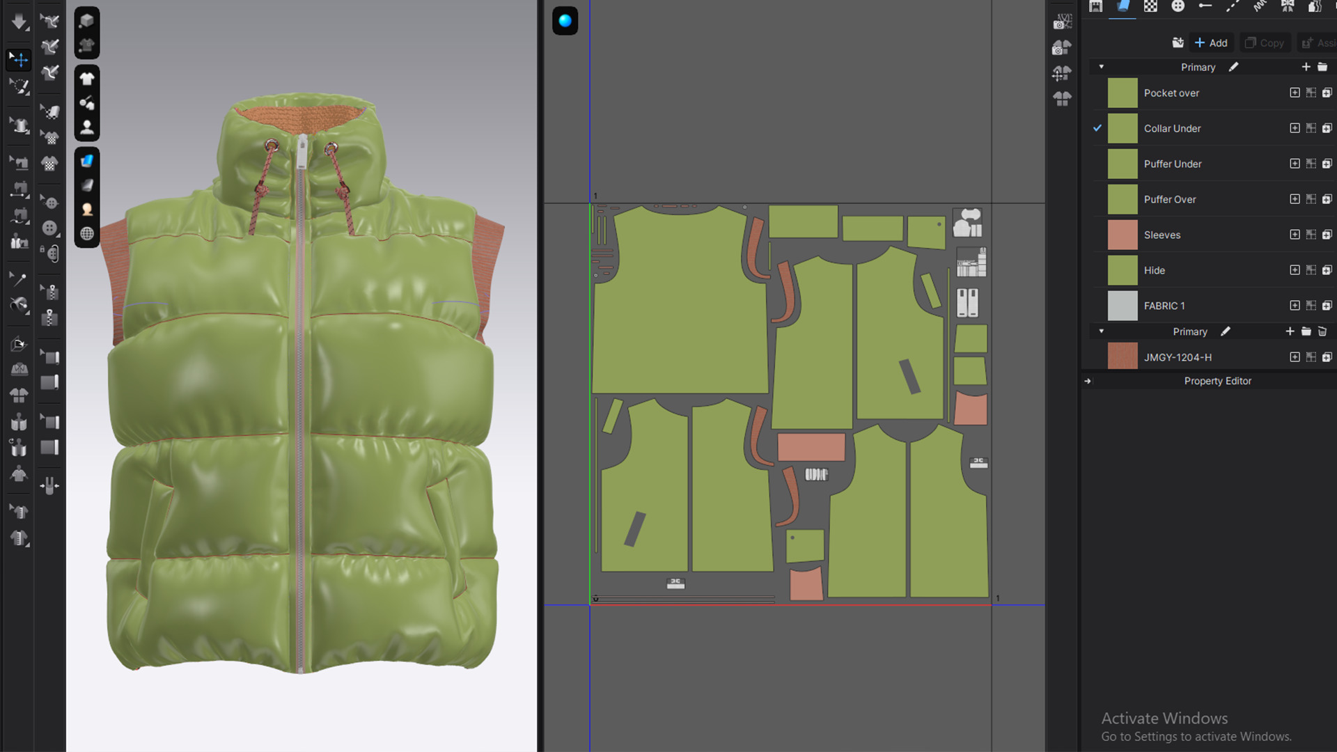 Puffer Jacket 02  3D model_10