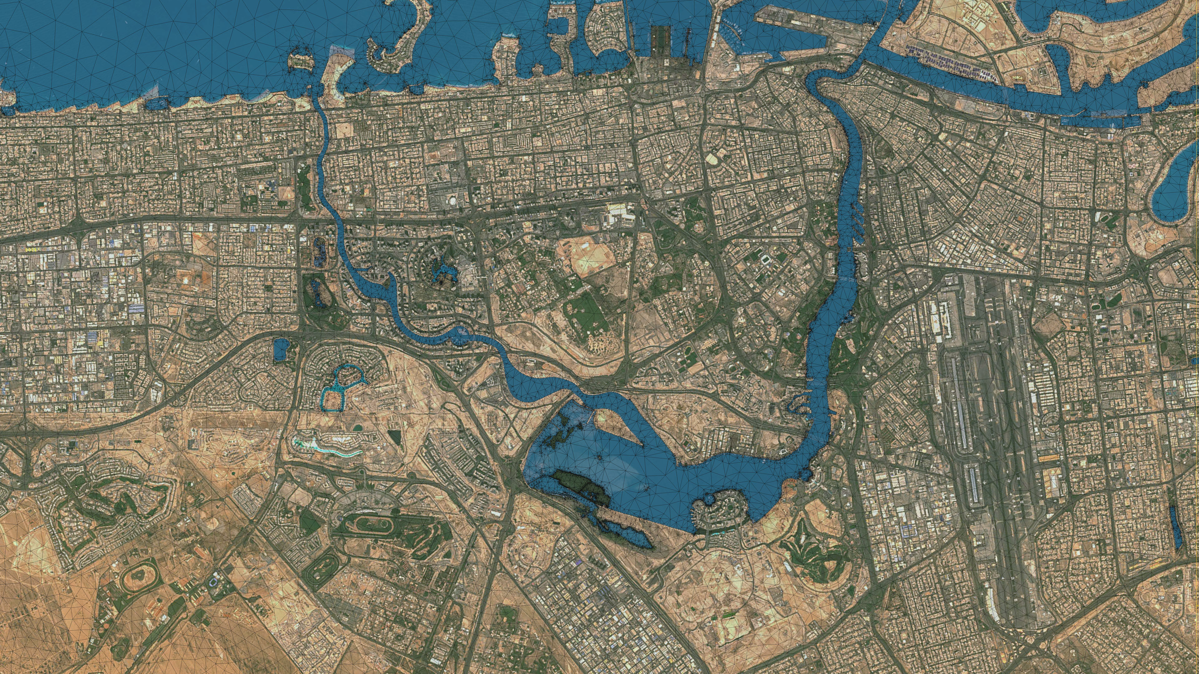 Dubai - Topography Terrain 3D City 3D Model Collection_39