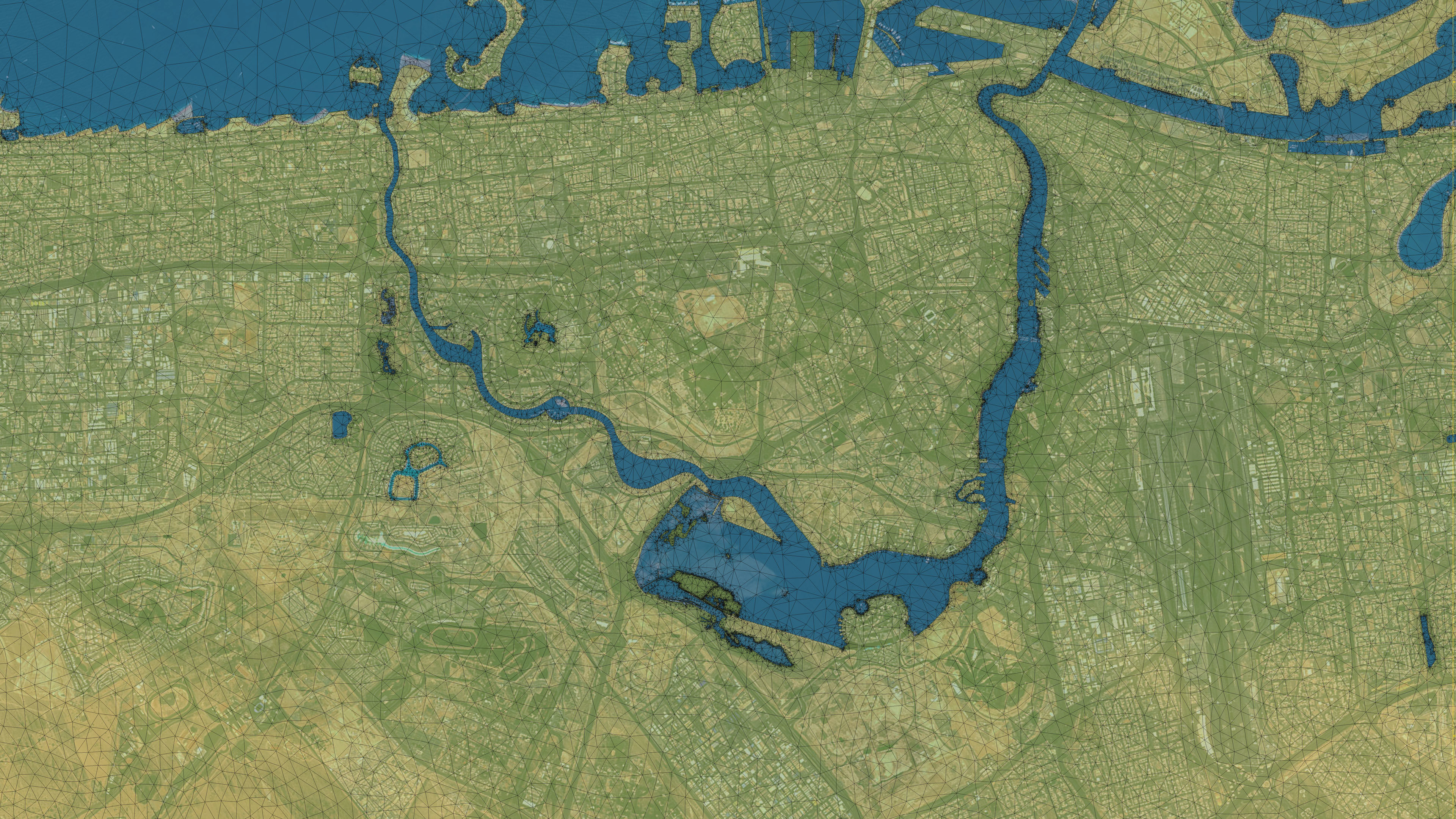 Dubai - Topography Terrain 3D City 3D Model Collection_40