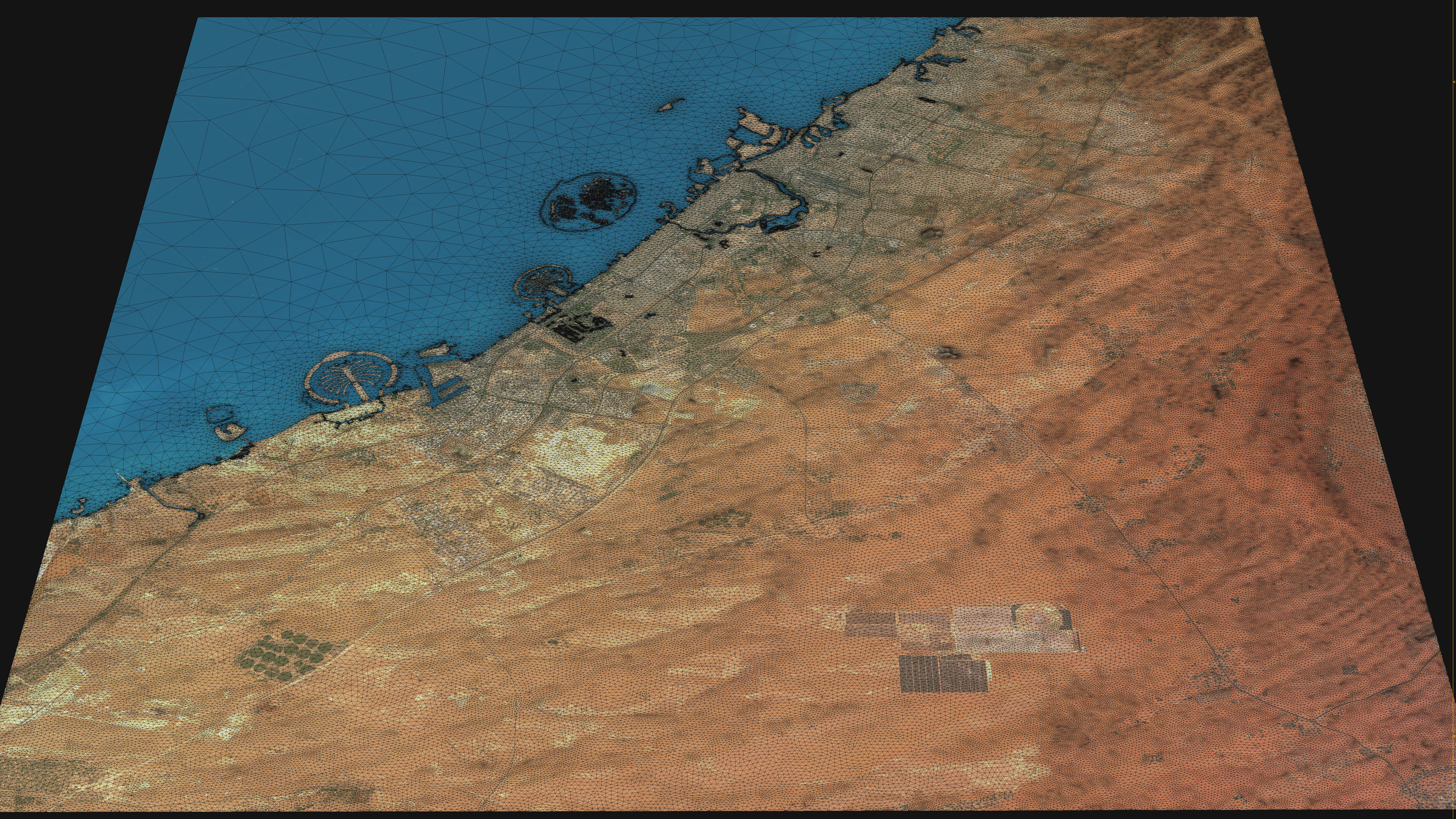 Dubai - Topography Terrain 3D City 3D Model Collection_31