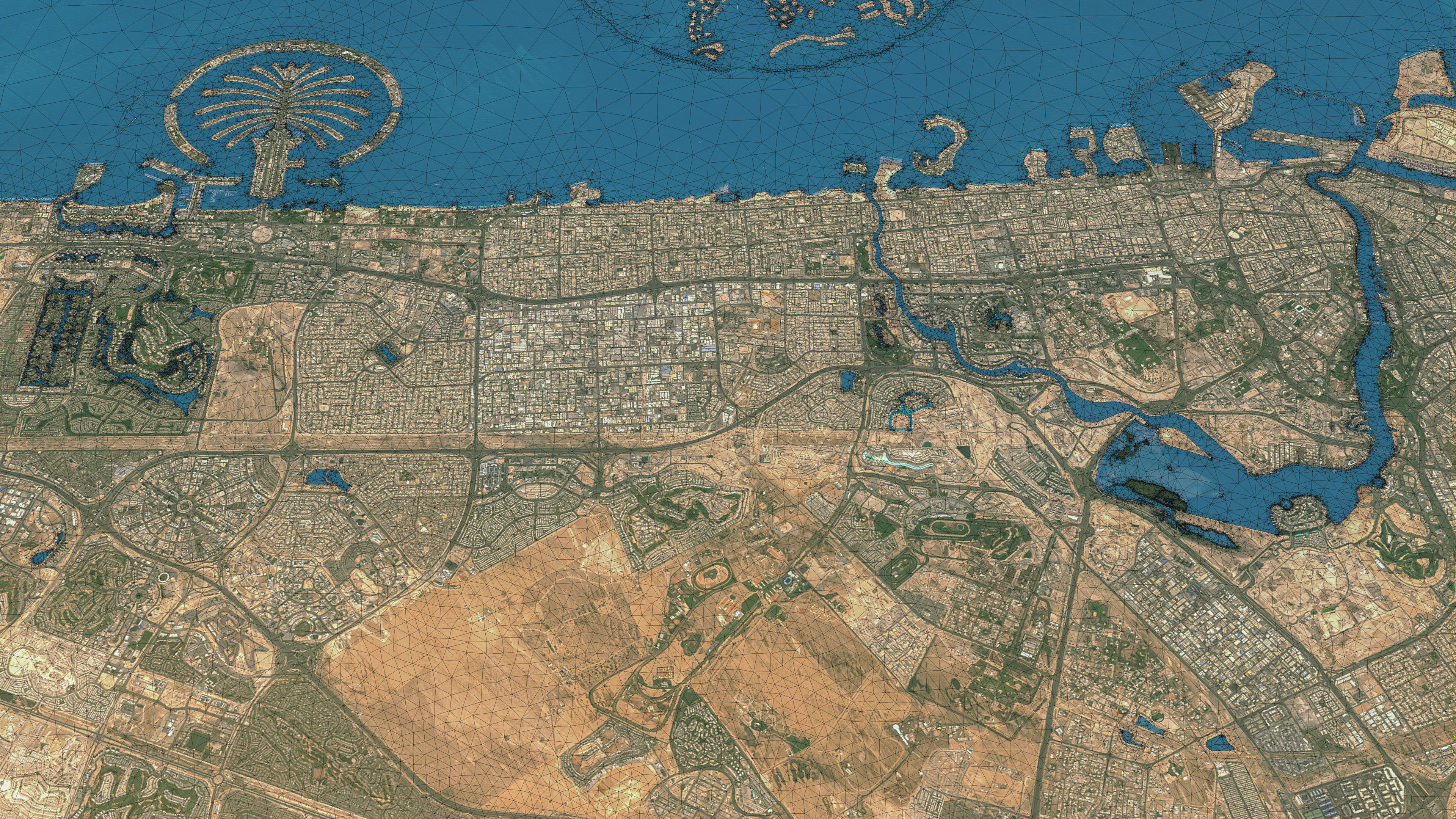 Dubai - Topography Terrain 3D City 3D Model Collection_42