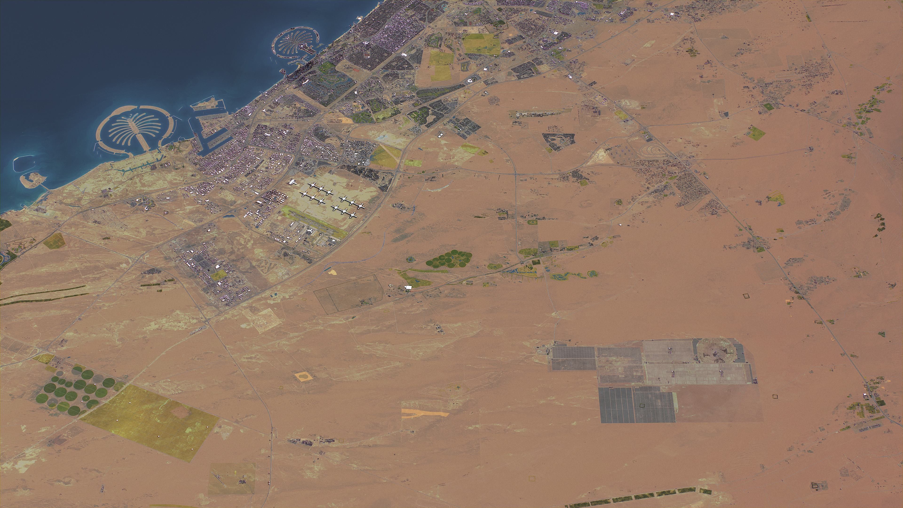Dubai - Topography Terrain 3D City 3D Model Collection_26