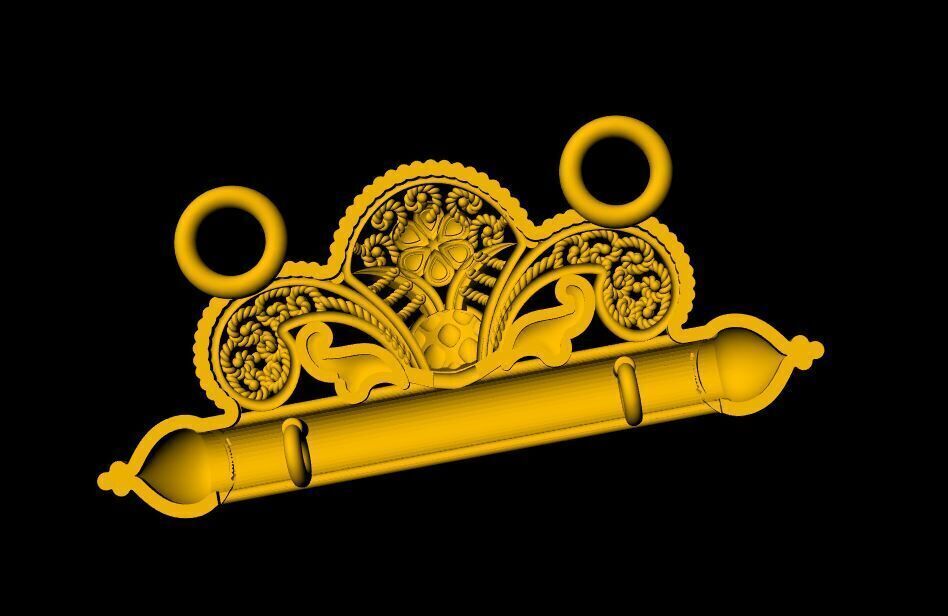 Designer Matt Pendant - 0101 3D print model_14