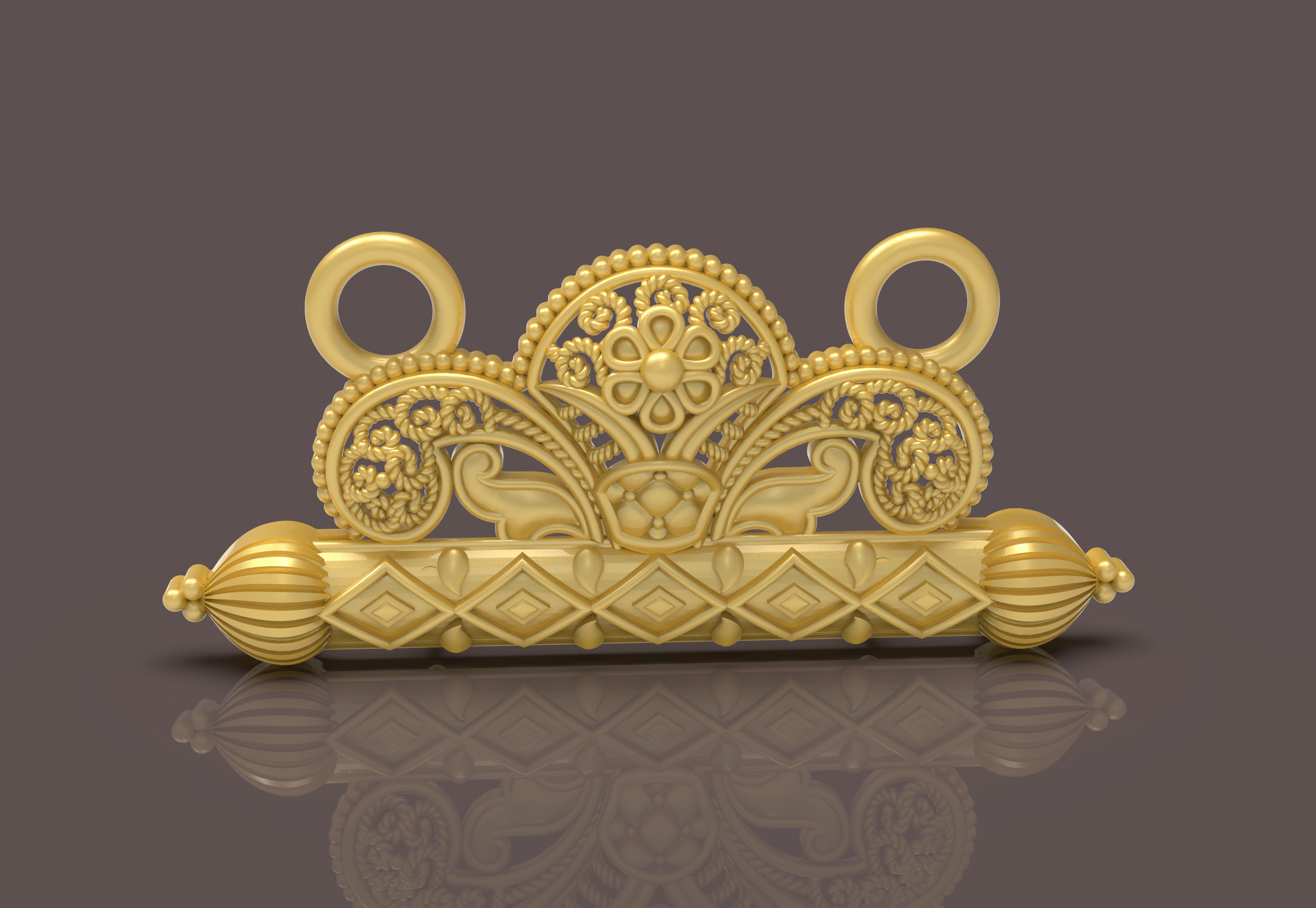 Designer Matt Pendant - 0101 3D print model_23