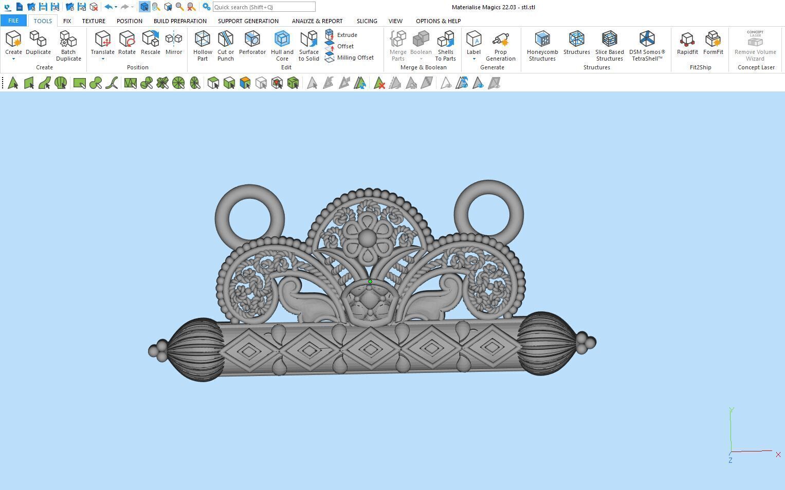 Designer Matt Pendant - 0101 3D print model_17