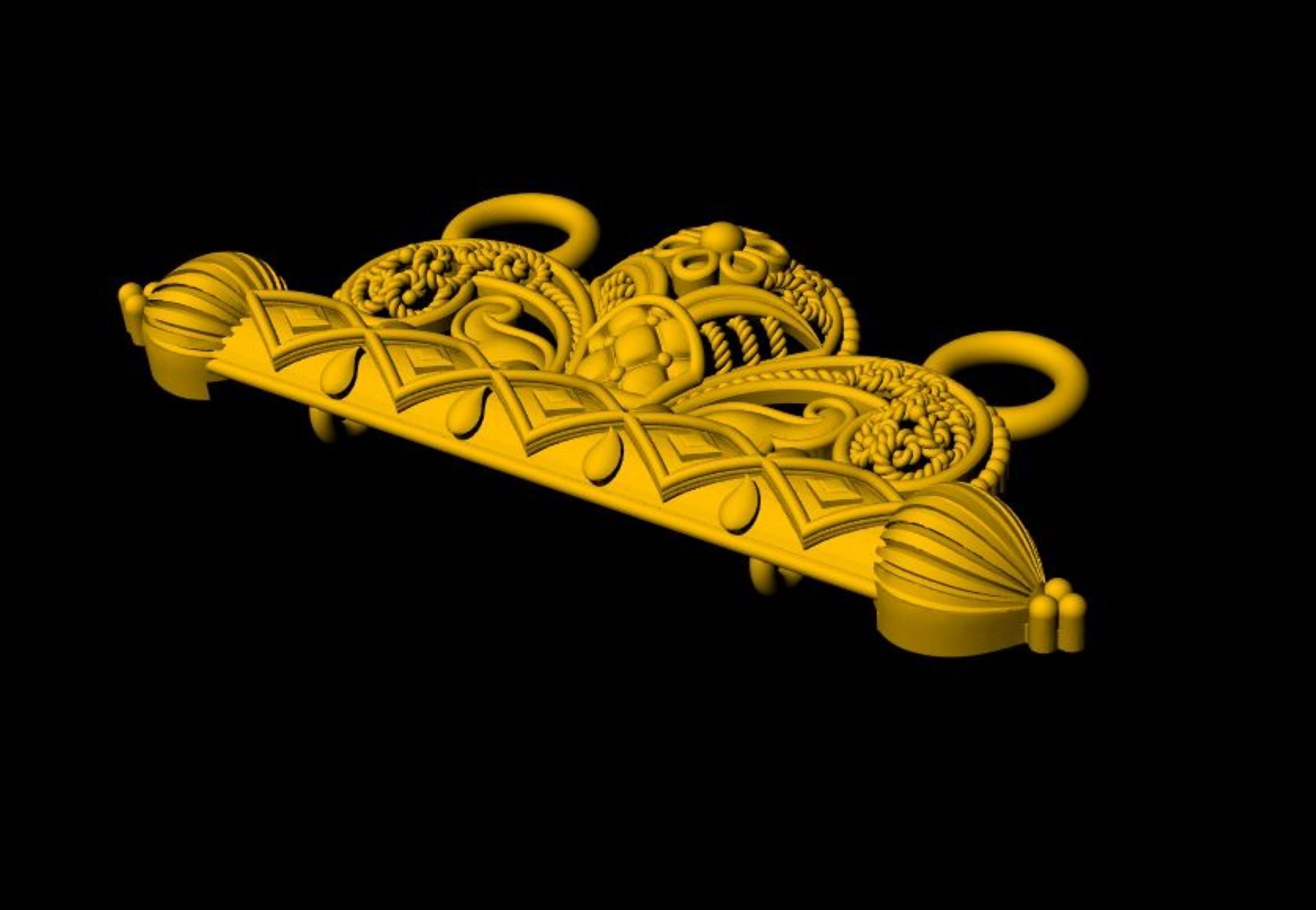 Designer Matt Pendant - 0101 3D print model_20