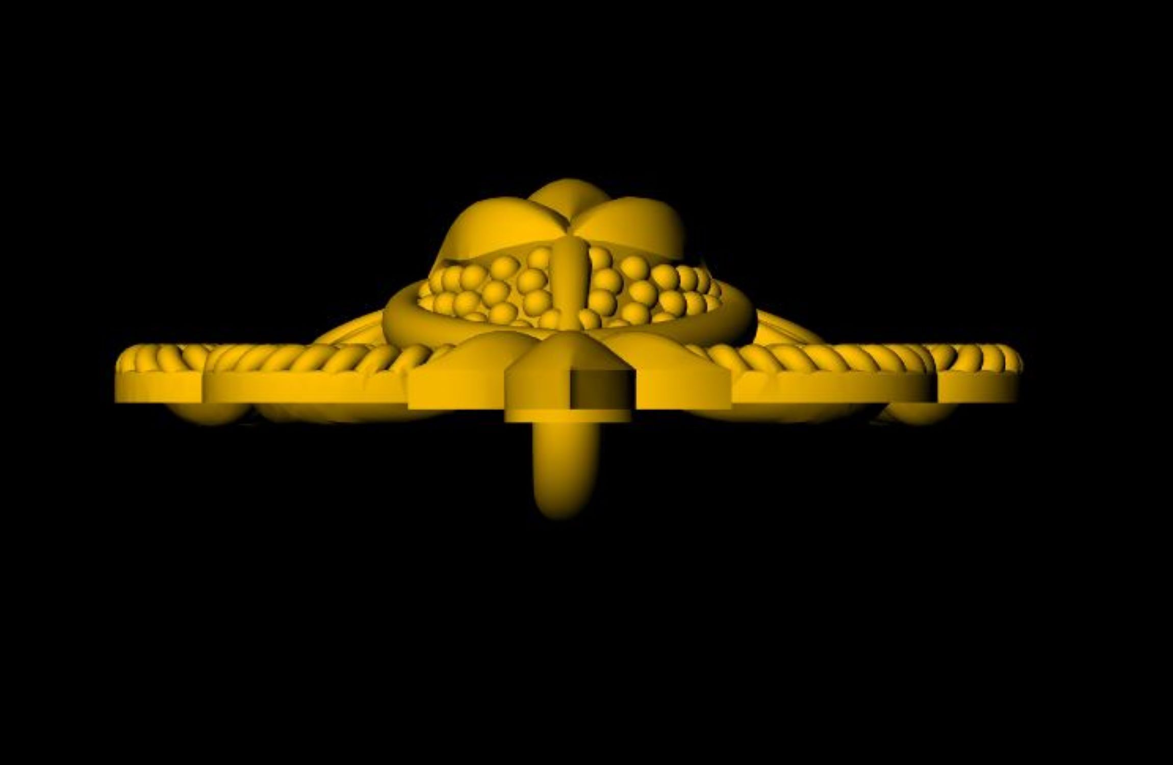 Designer Matt Pendant - 0101 3D print model_5